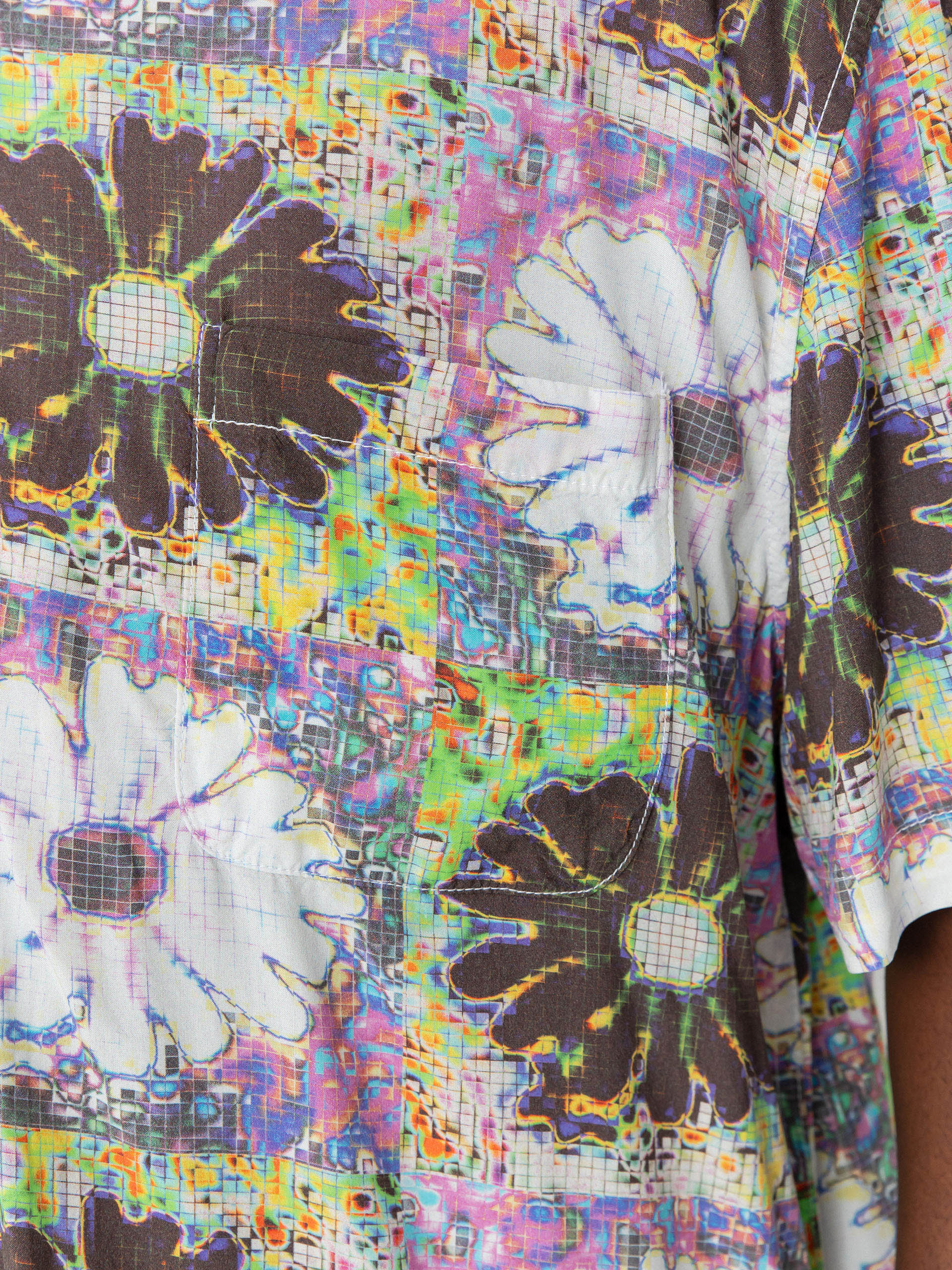 Риза Vans Digitals Woven (white/multi)