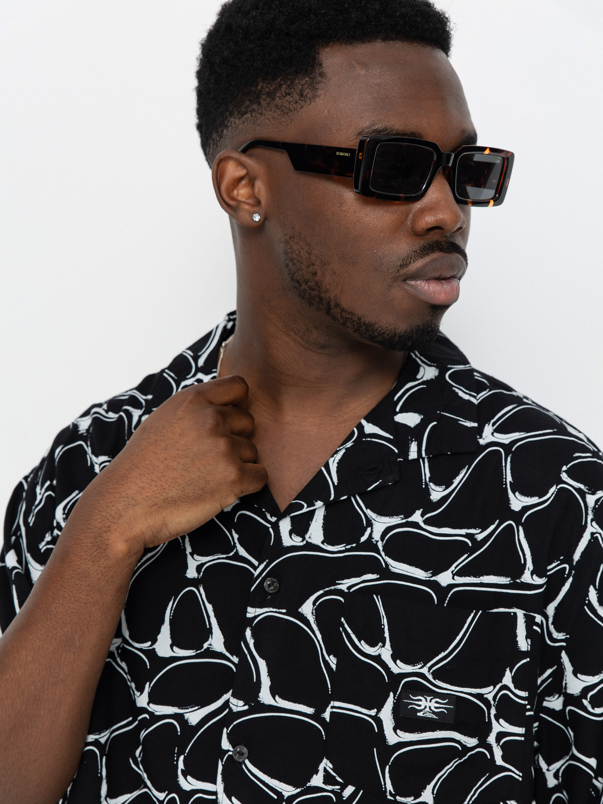 Риза Quiksilver Mercury Chrome Shirt (black mercury chrome)