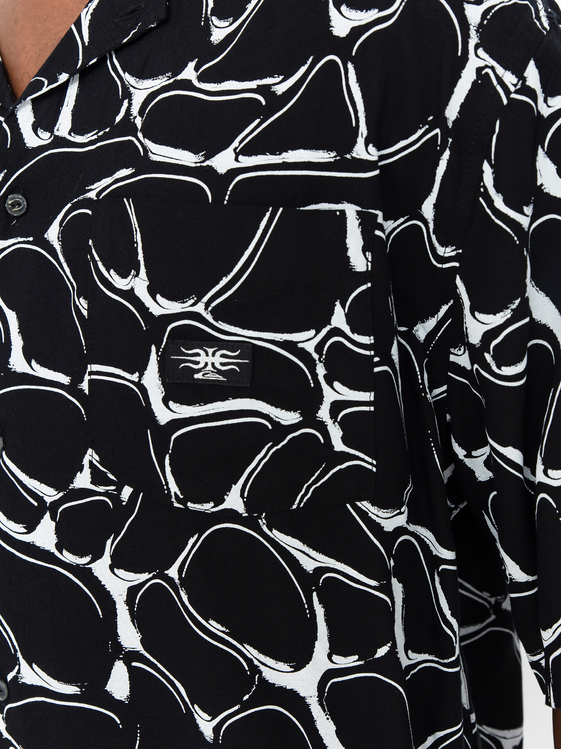 Риза Quiksilver Mercury Chrome Shirt (black mercury chrome)