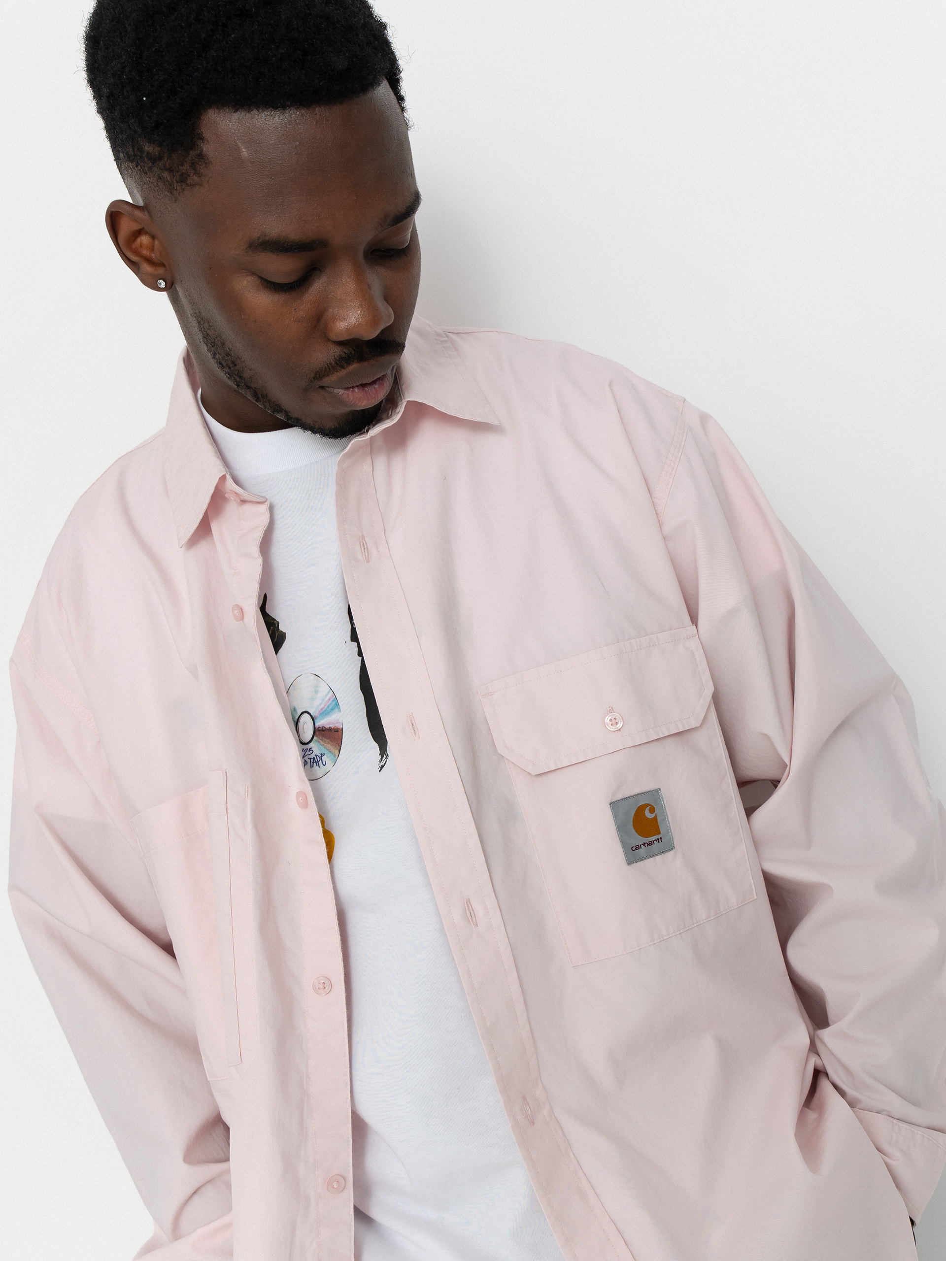 Риза Carhartt WIP Irwin (air pink)