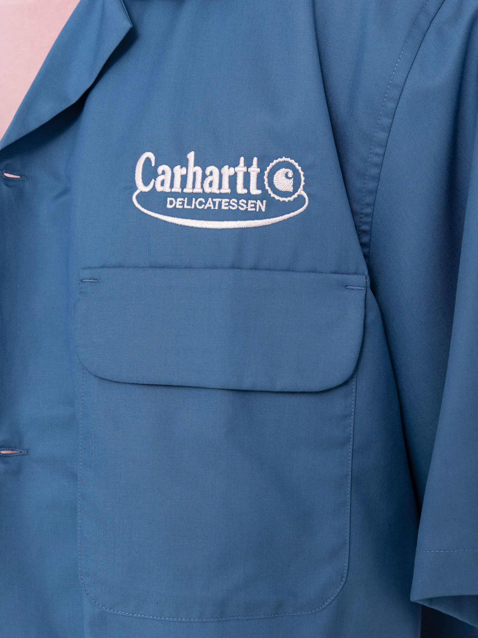 Риза Carhartt WIP Deli (blue iris/air pink)
