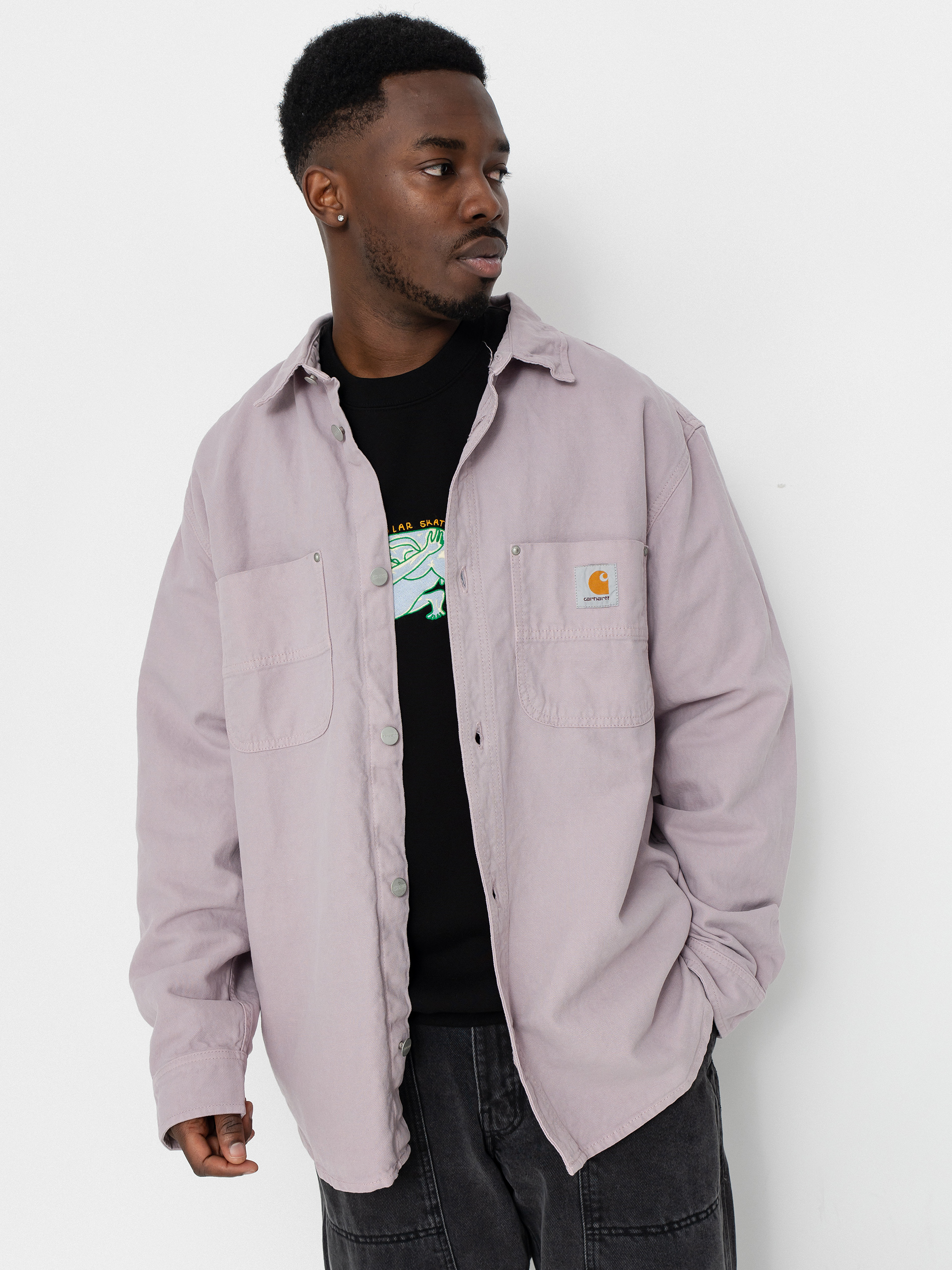 Яке Carhartt WIP Walter (pink fog/garment dyed)