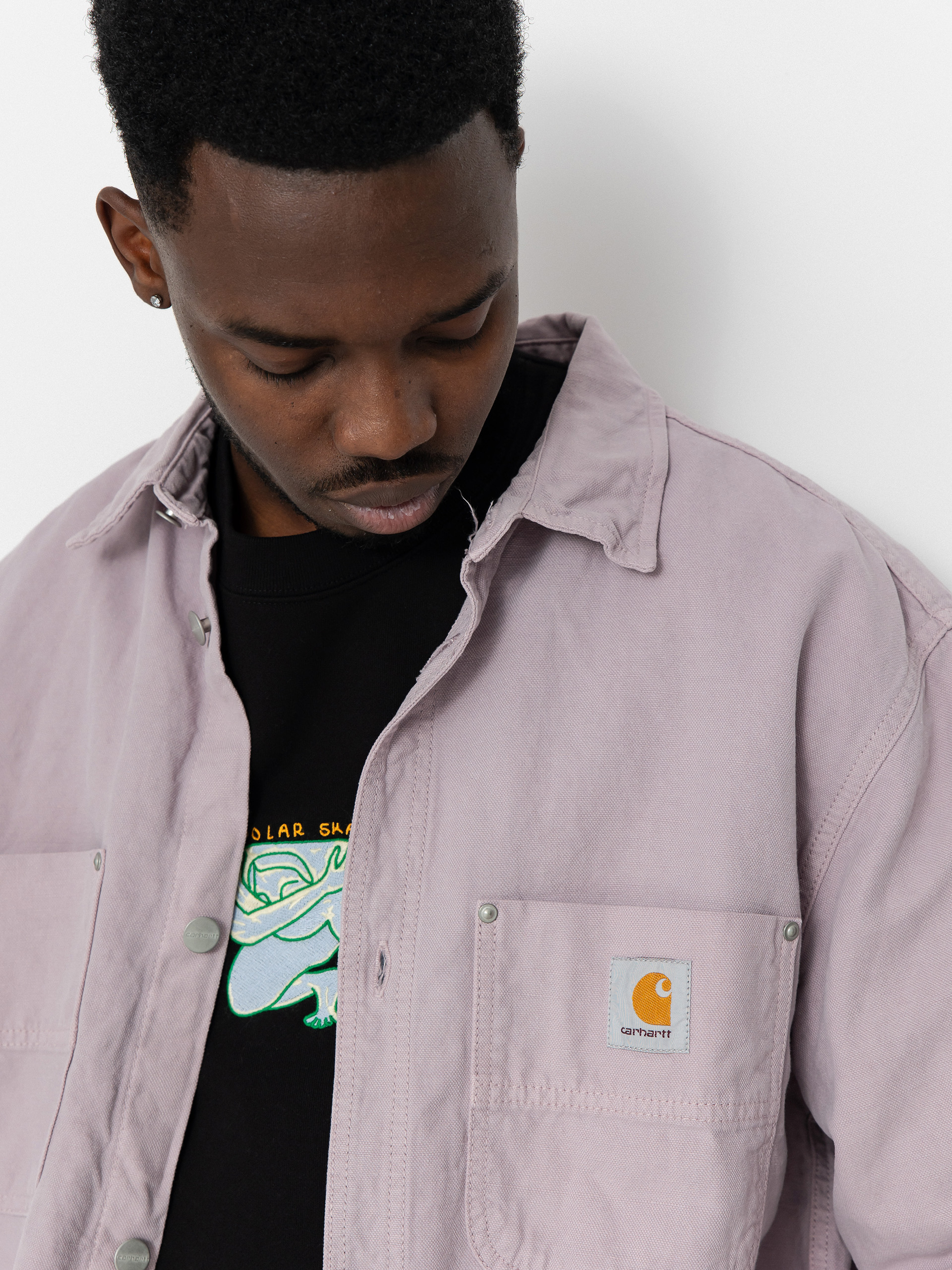 Яке Carhartt WIP Walter (pink fog/garment dyed)