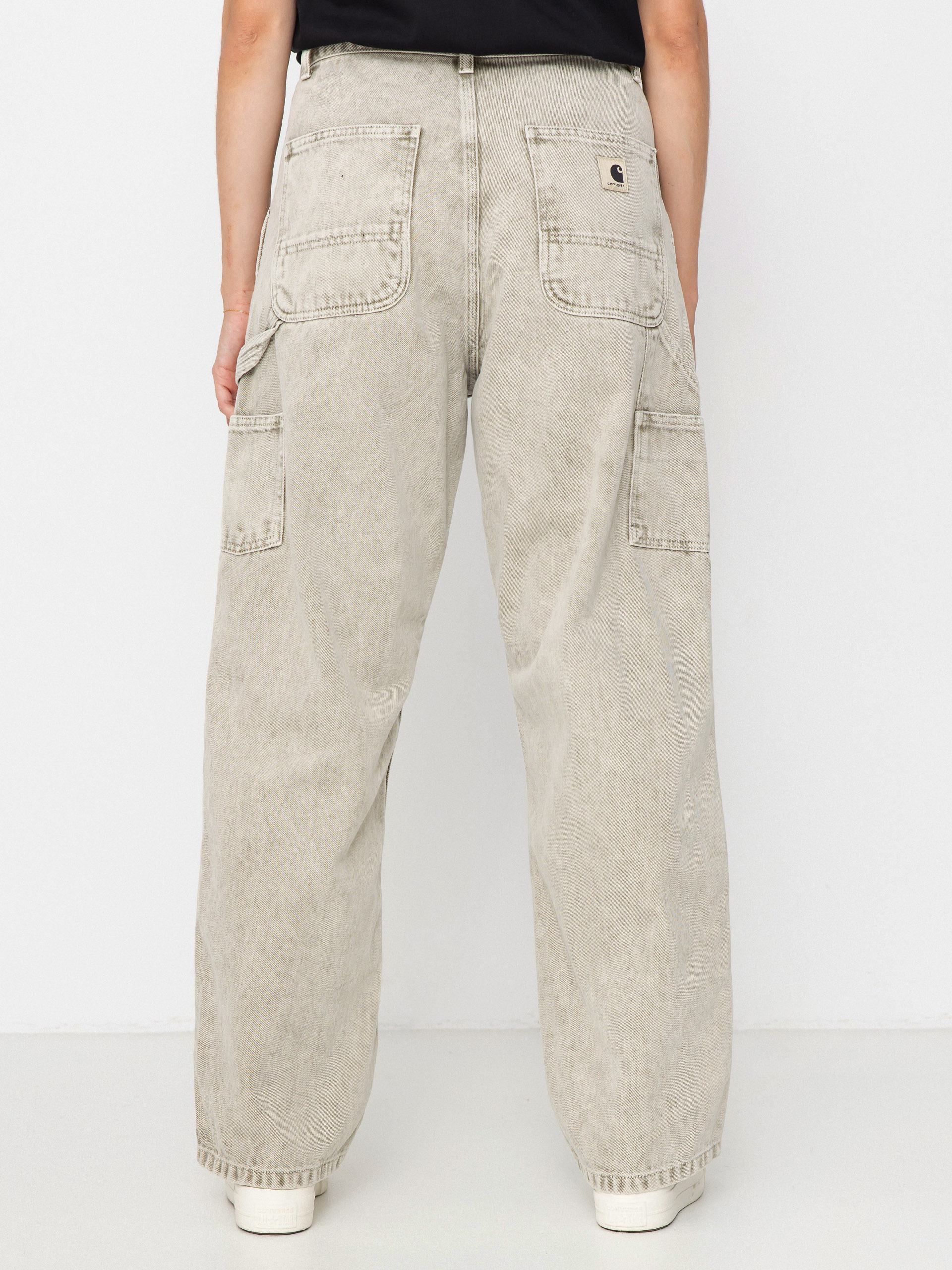 Панталони Carhartt WIP Brandon Double Knee Wmn (opuntia/chalk wash)