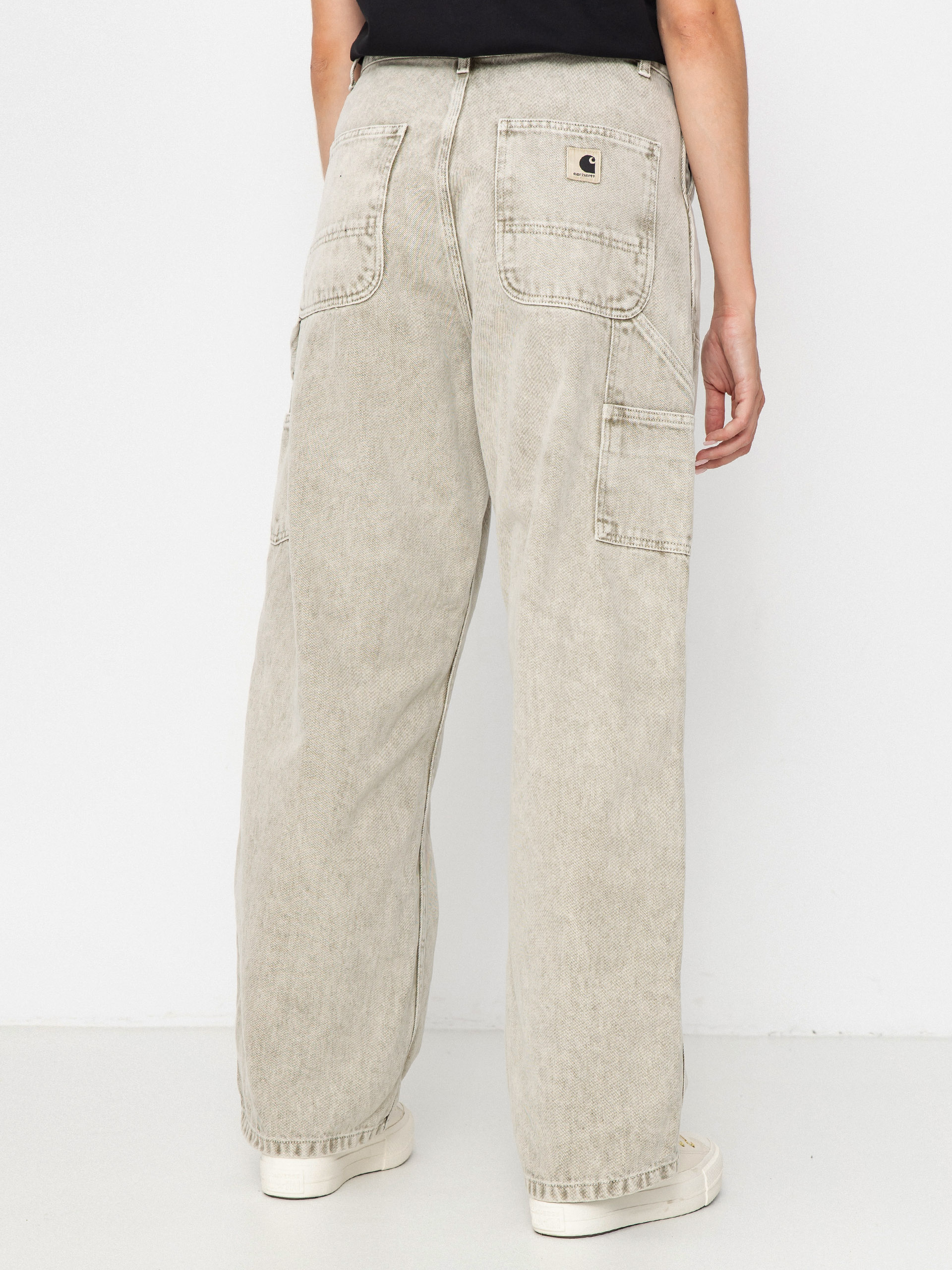 Панталони Carhartt WIP Brandon Double Knee Wmn (opuntia/chalk wash)