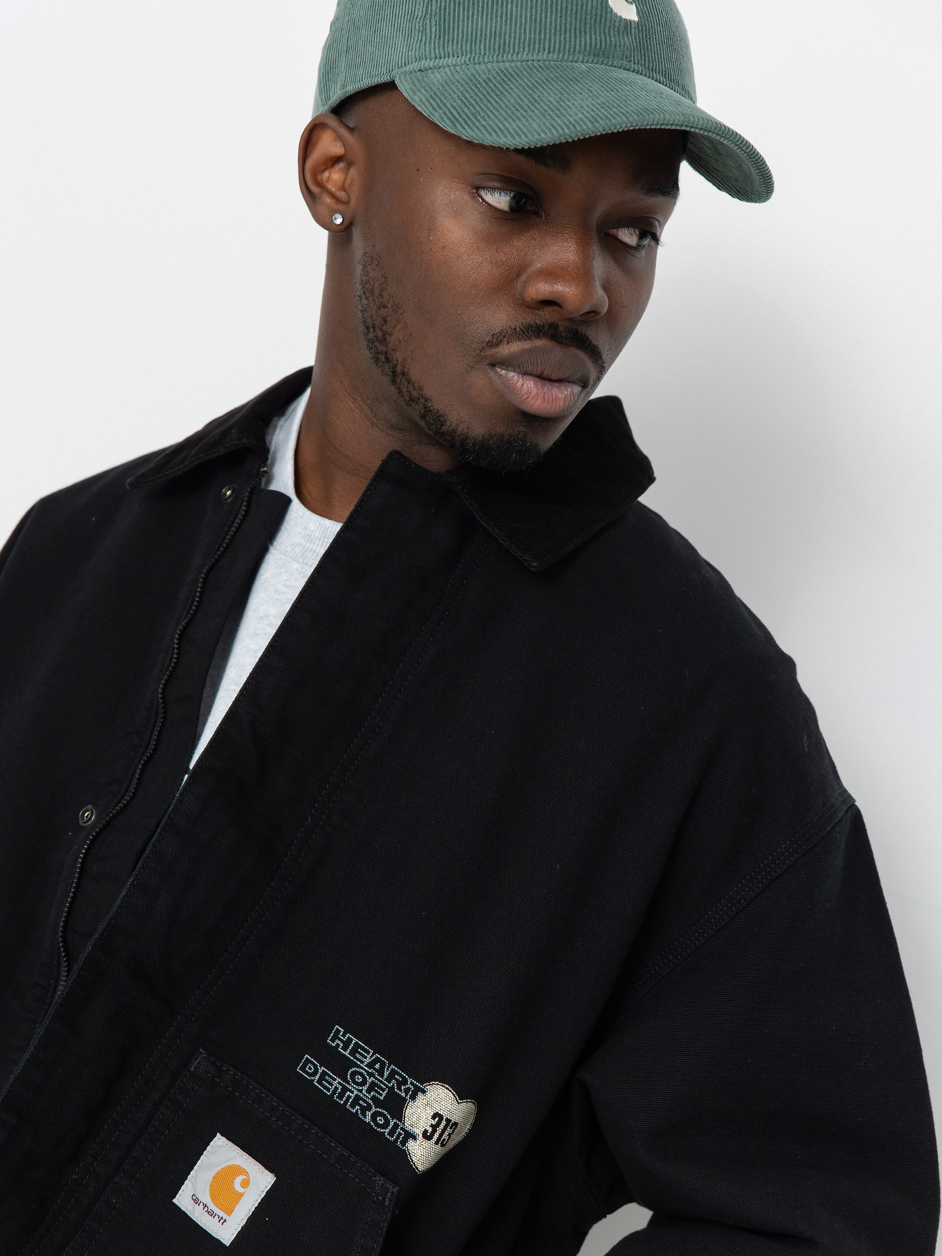Яке Carhartt WIP OG Arcan Graphic (black/black/heavy stone wash)
