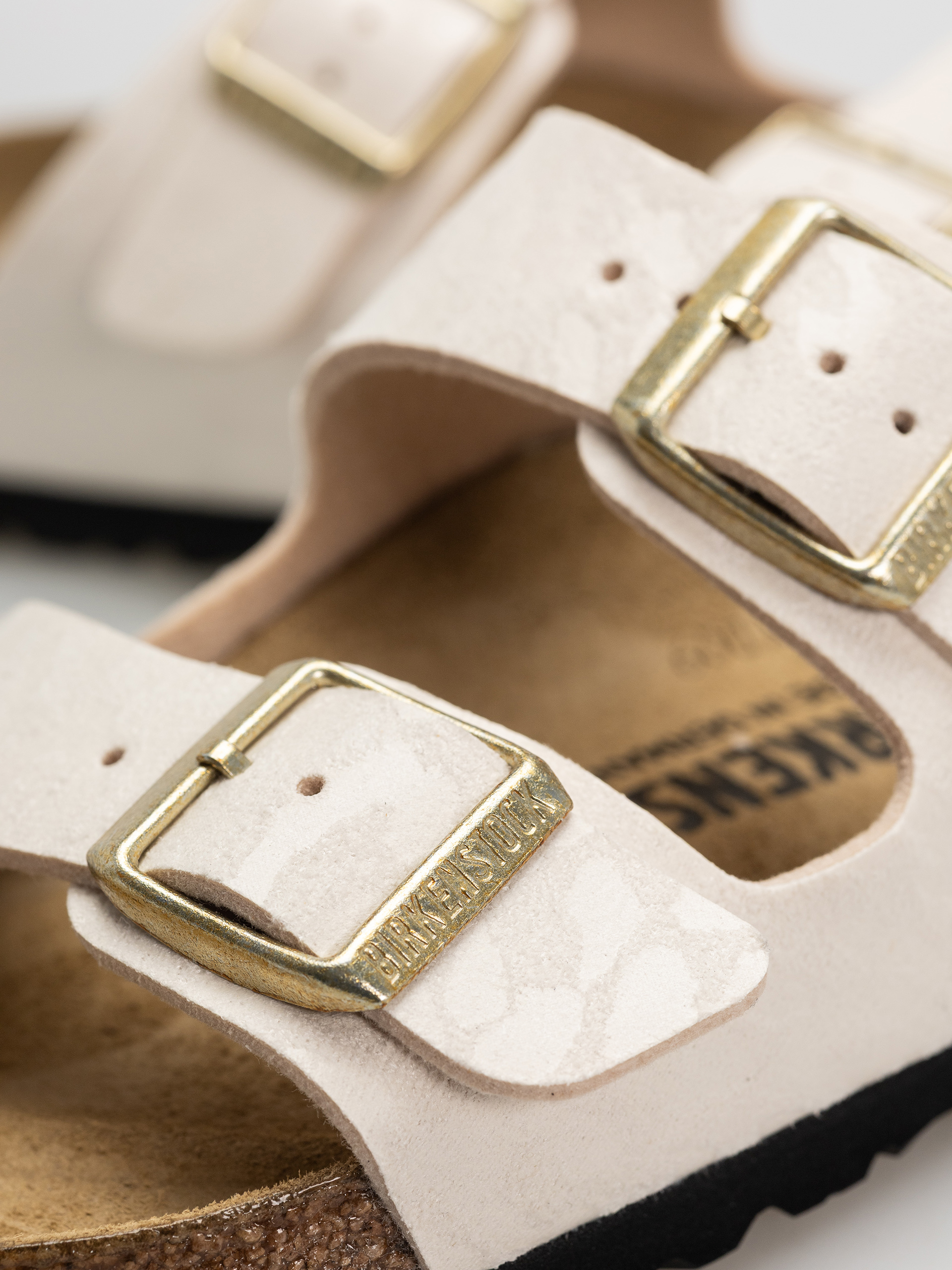 Чехли Birkenstock Arizona Synthetics Narrow Wmn (leo eggshell)