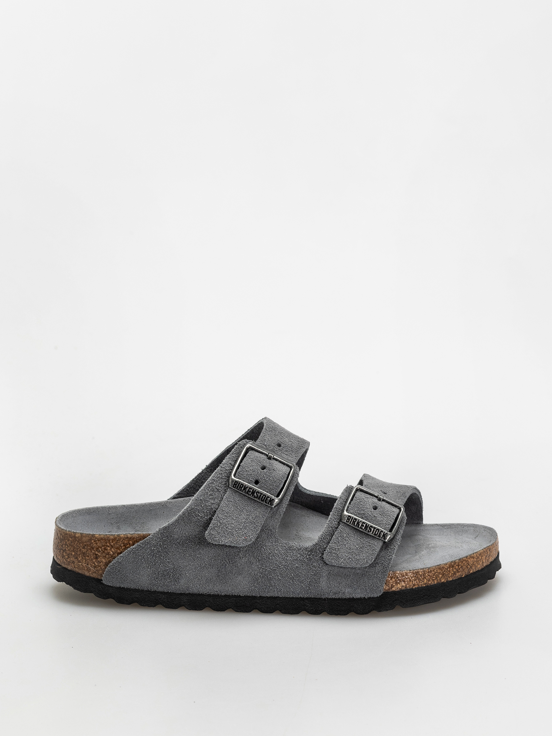 Чехли Birkenstock Arizona Suede Leather Narrow Wmn (basalt gray)