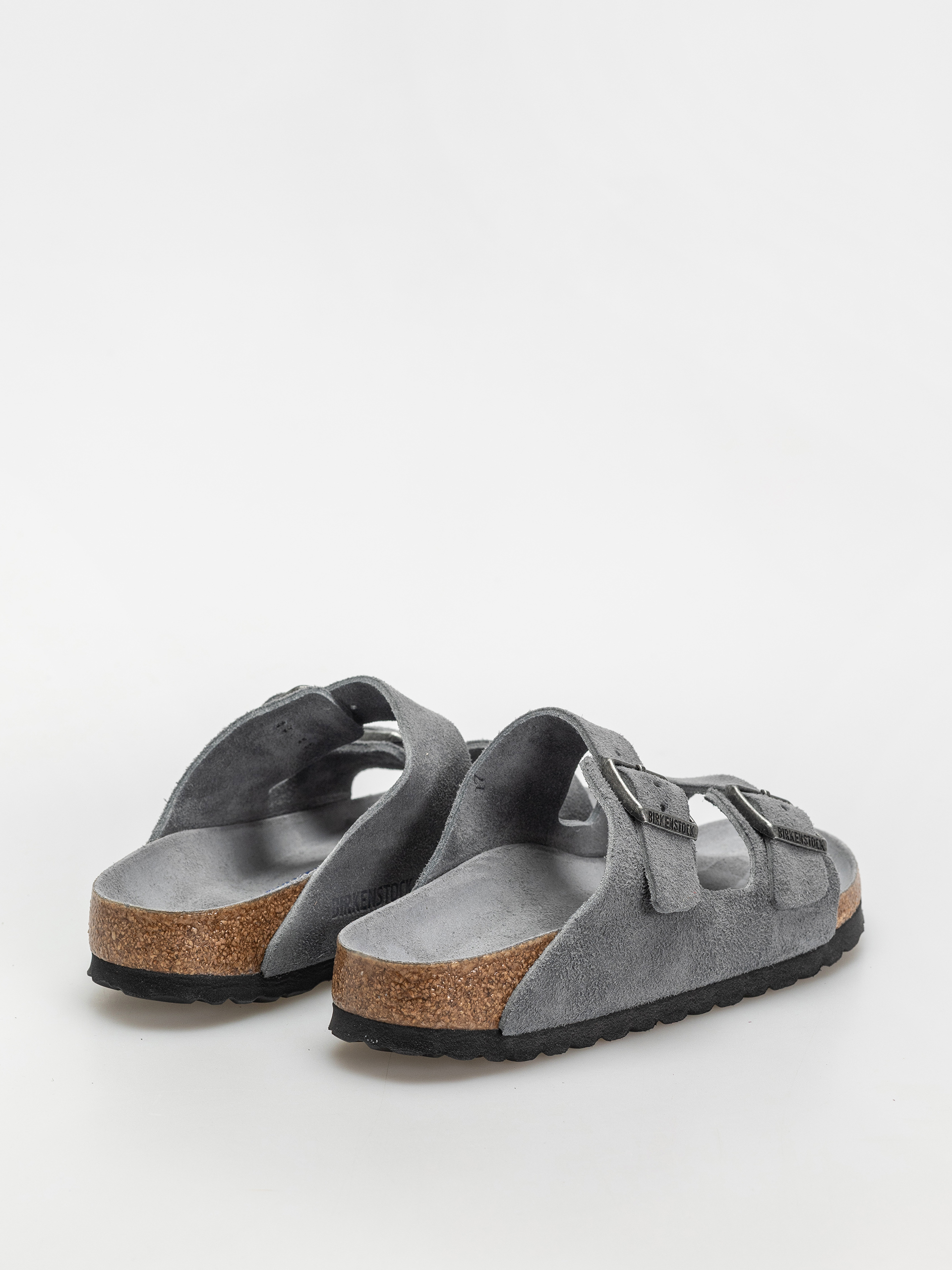 Чехли Birkenstock Arizona Suede Leather Narrow Wmn (basalt gray)