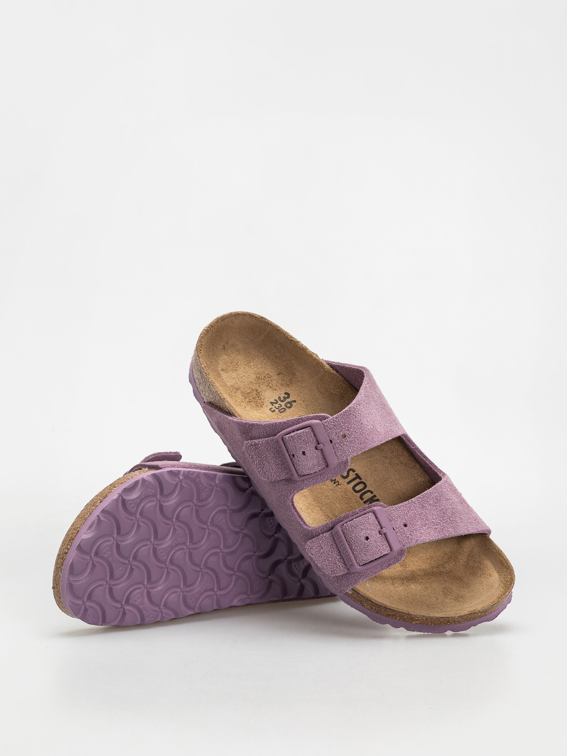 Чехли Birkenstock Arizona Suede Leather Narrow Wmn (mauve)