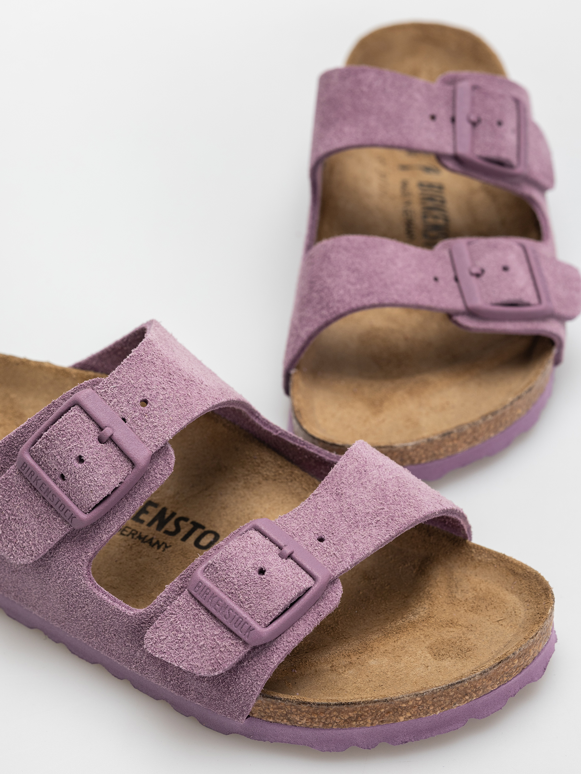 Чехли Birkenstock Arizona Suede Leather Narrow Wmn (mauve)