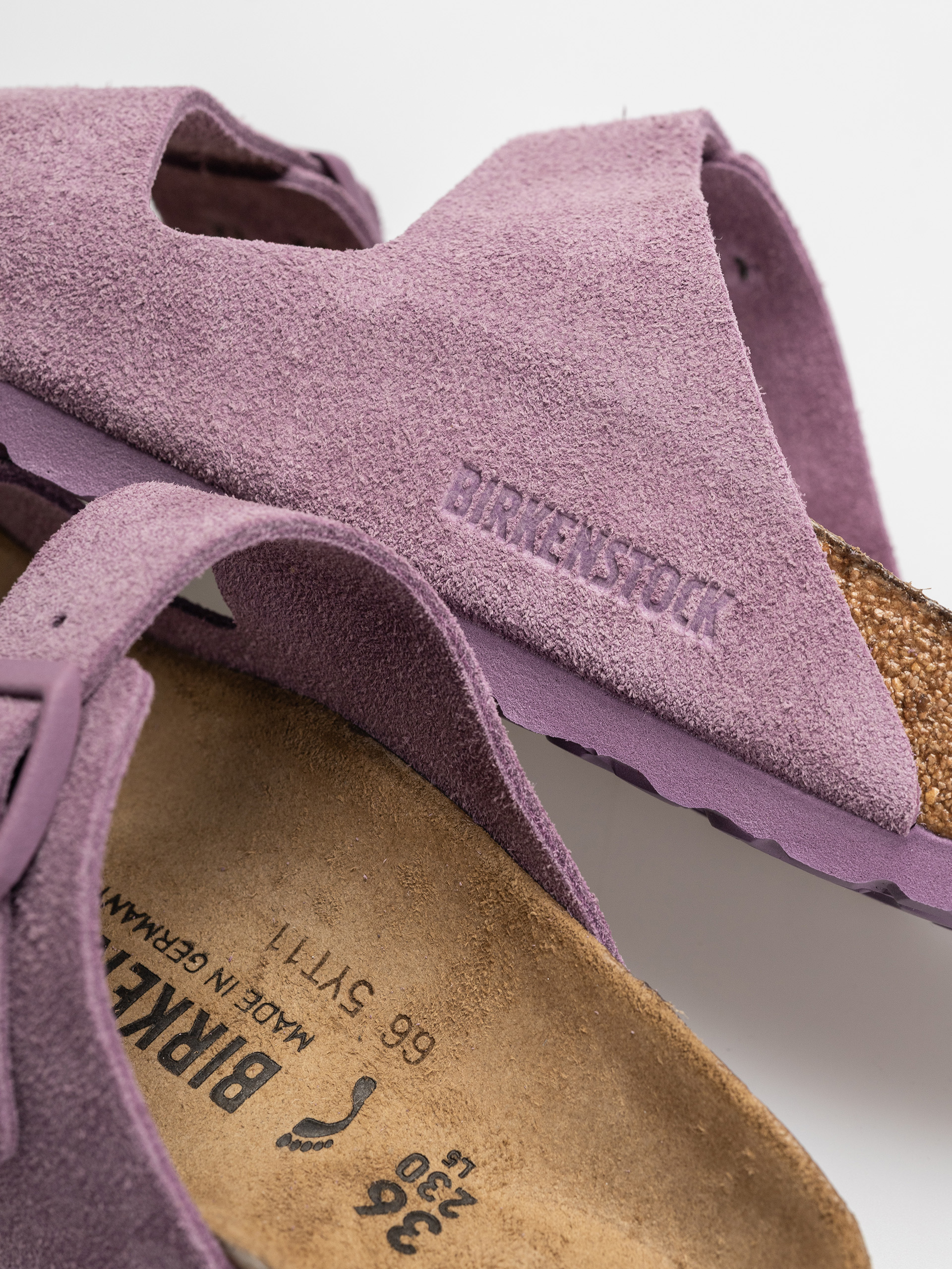 Чехли Birkenstock Arizona Suede Leather Narrow Wmn (mauve)