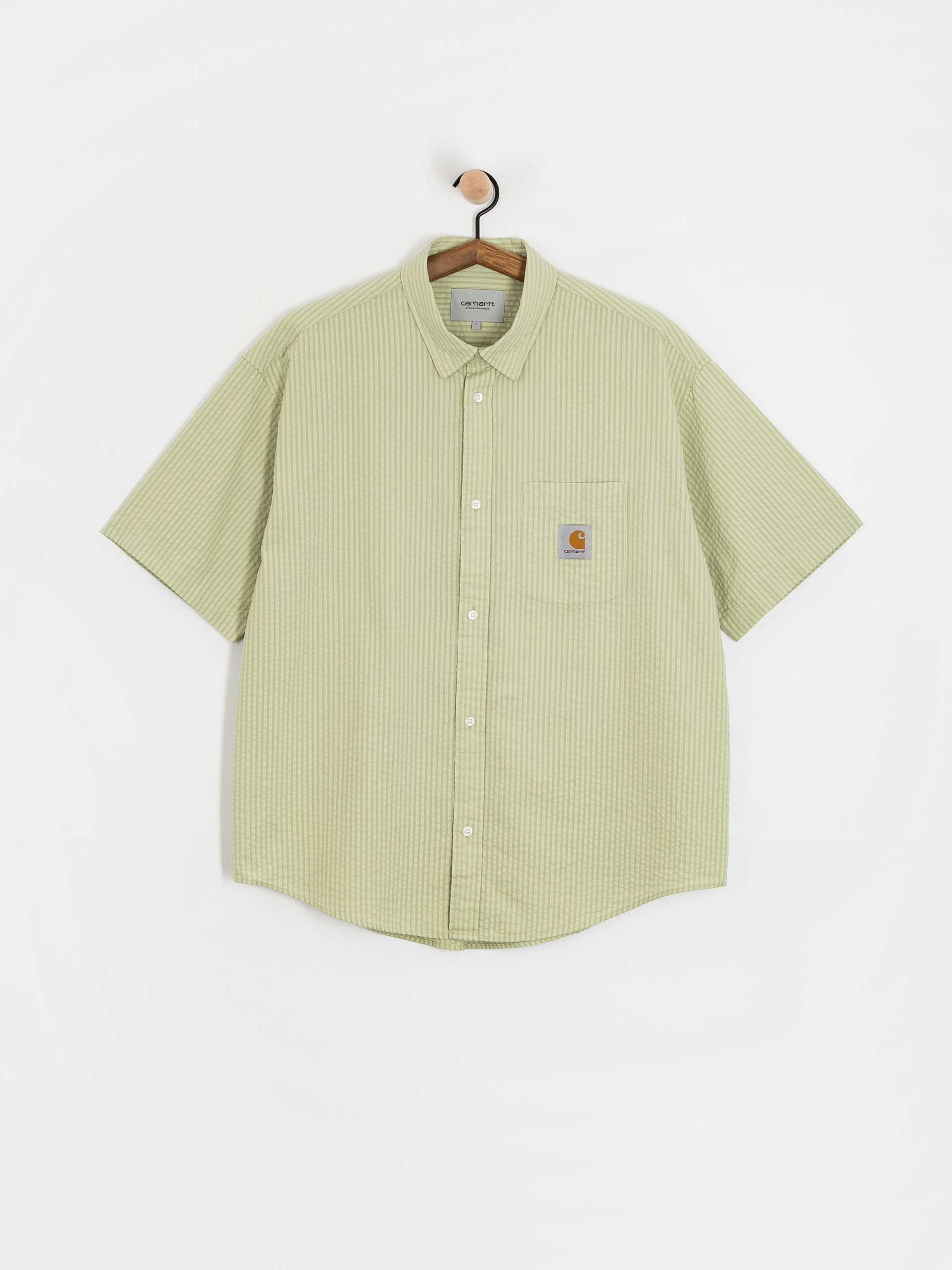 Риза Carhartt WIP Toland (toland stripe/pale olive)