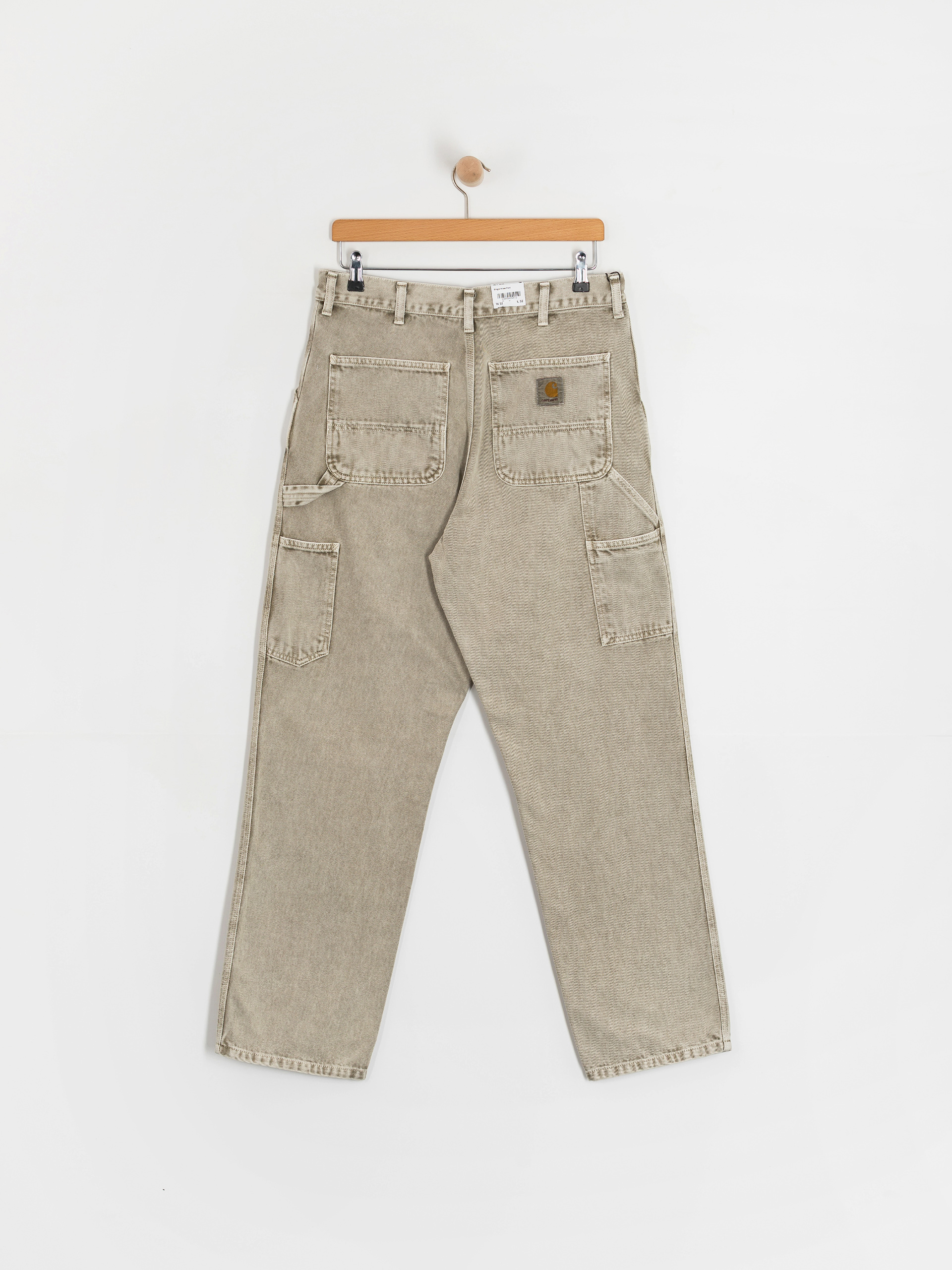 Панталони Carhartt WIP Single Knee (opuntia/chalk wash)