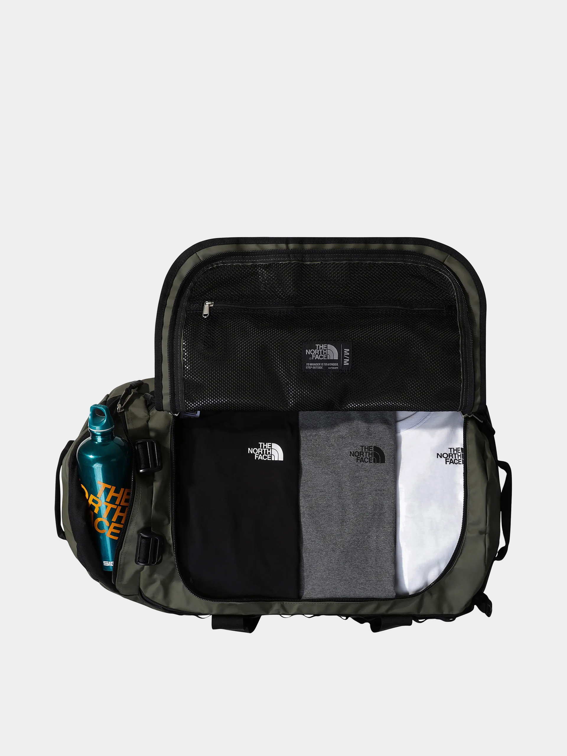 Чанта The North Face Base Camp Duffel M (new taupe green tnf bla)