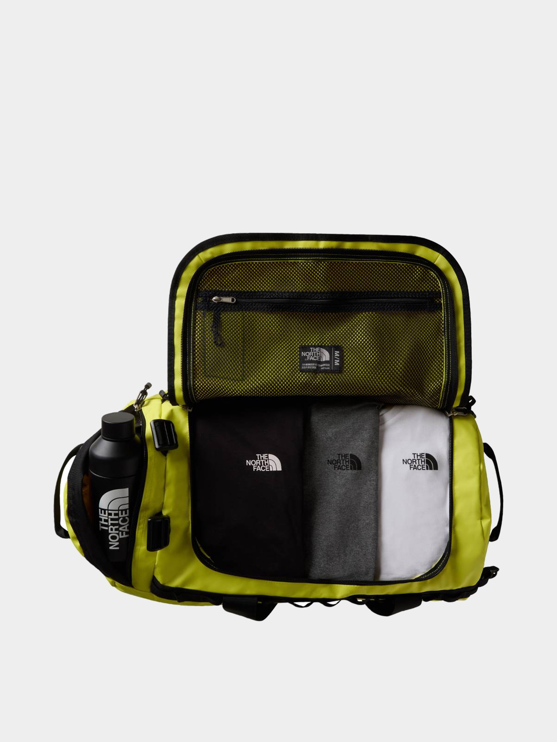Чанта The North Face Base Camp Duffel M (sulphurspringgn/tnfblack)