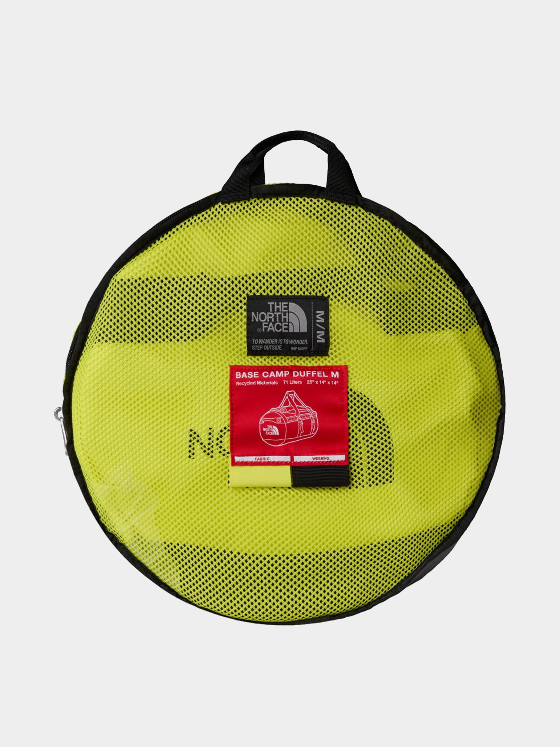 Чанта The North Face Base Camp Duffel M (sulphurspringgn/tnfblack)