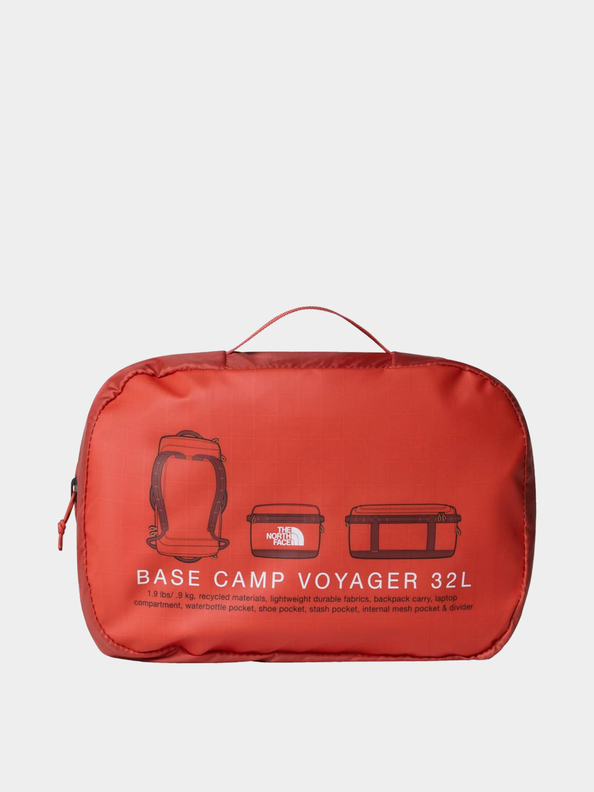 Чанта The North Face Base Camp Voyager Duffel 32L (mars dust/sumac)