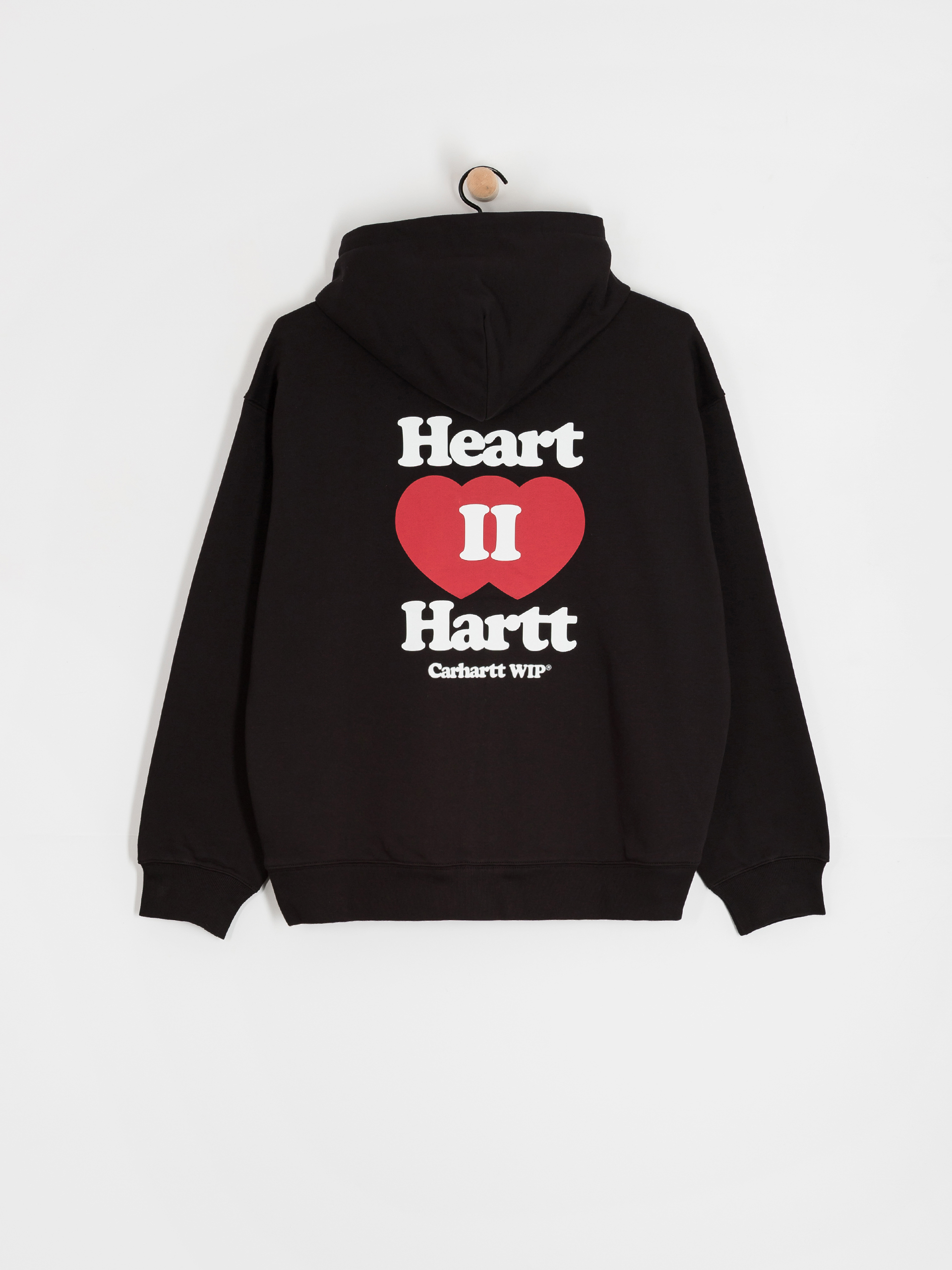 Суитшърт с качулка Carhartt WIP Heart II Hartt ZHD (black)