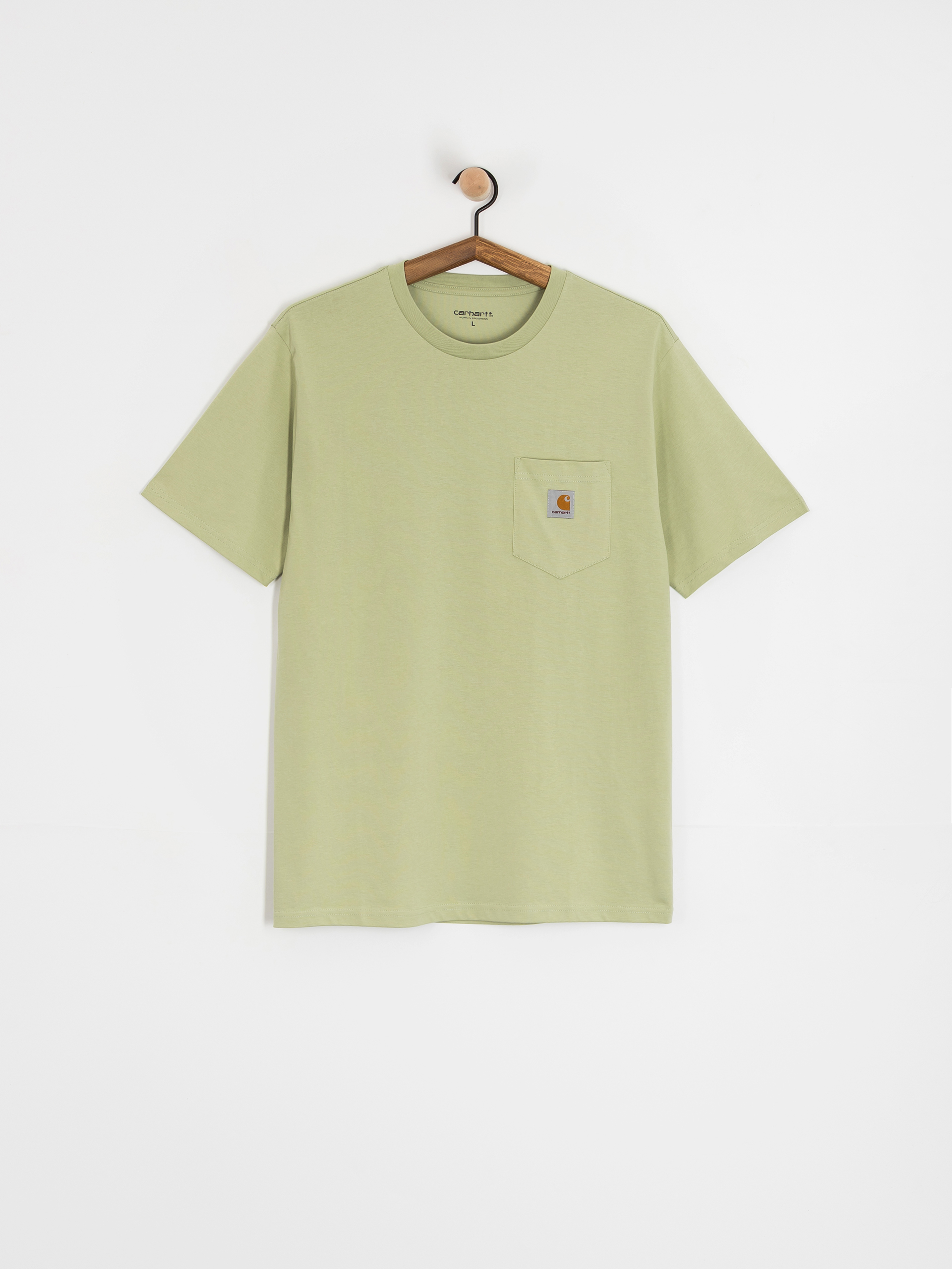 Тениска Carhartt WIP Pocket (pale olive)
