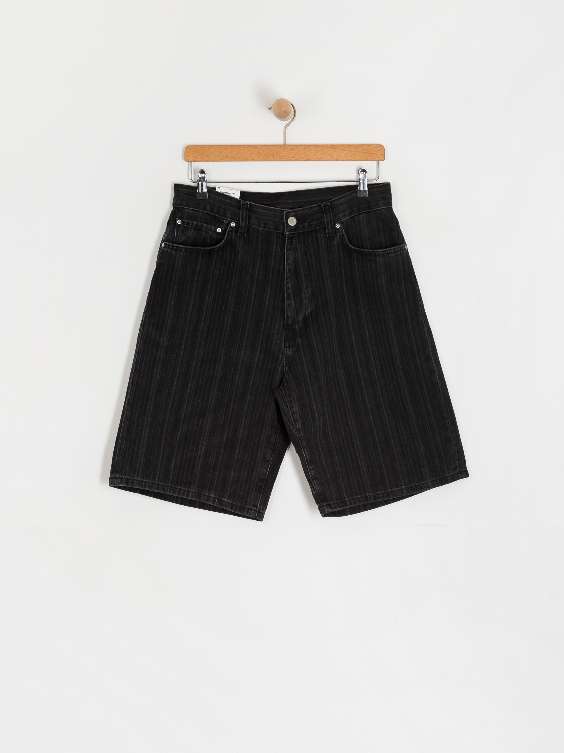 Къси панталони Carhartt WIP Rylan (rylan stripe/black/stone washed)