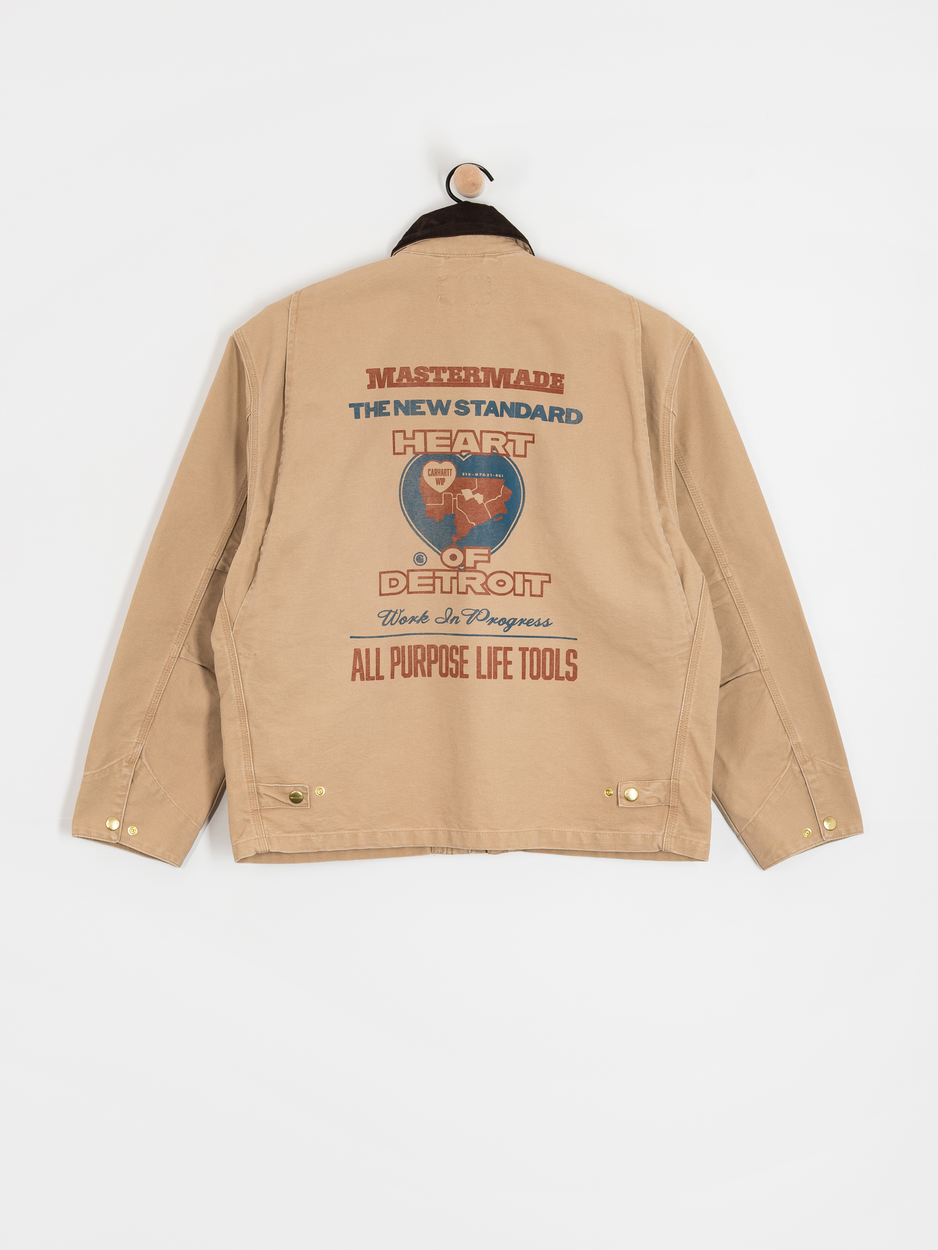 Яке Carhartt WIP OG Arcan Graphic (dusty h brown/tobacco/heavy stone wash)