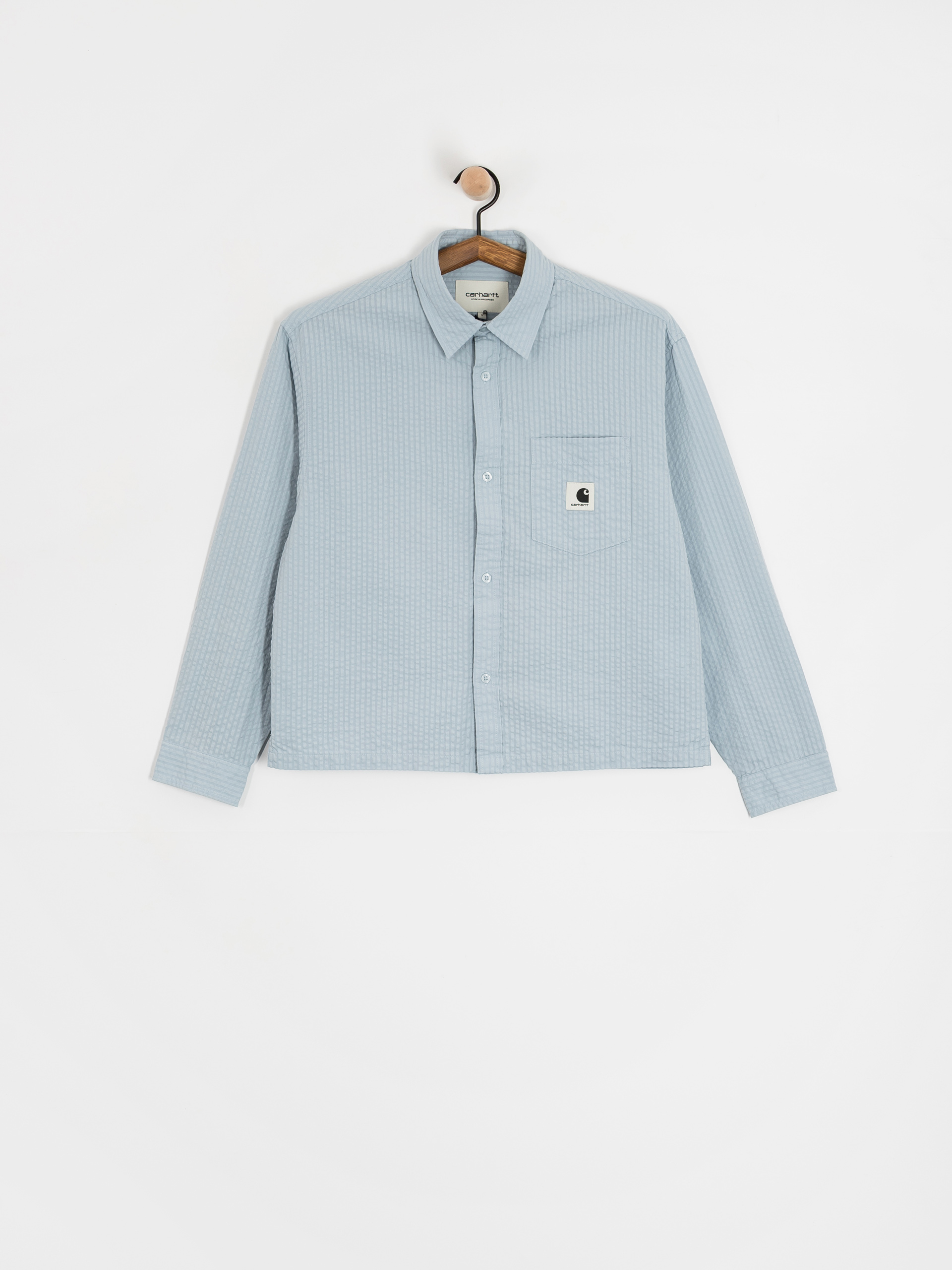 Риза Carhartt WIP Toland Wmn (toland stripe/blue fog)