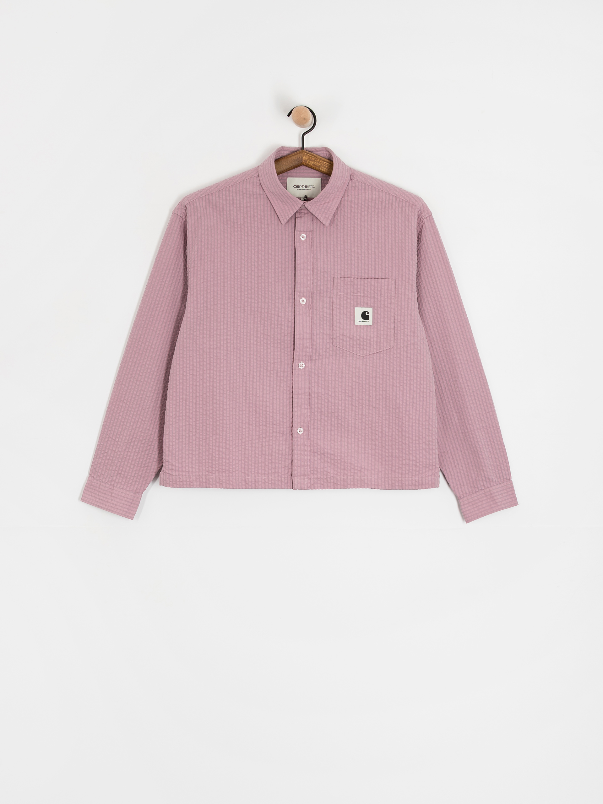 Риза Carhartt WIP Toland Wmn (toland stripe/pink fog)