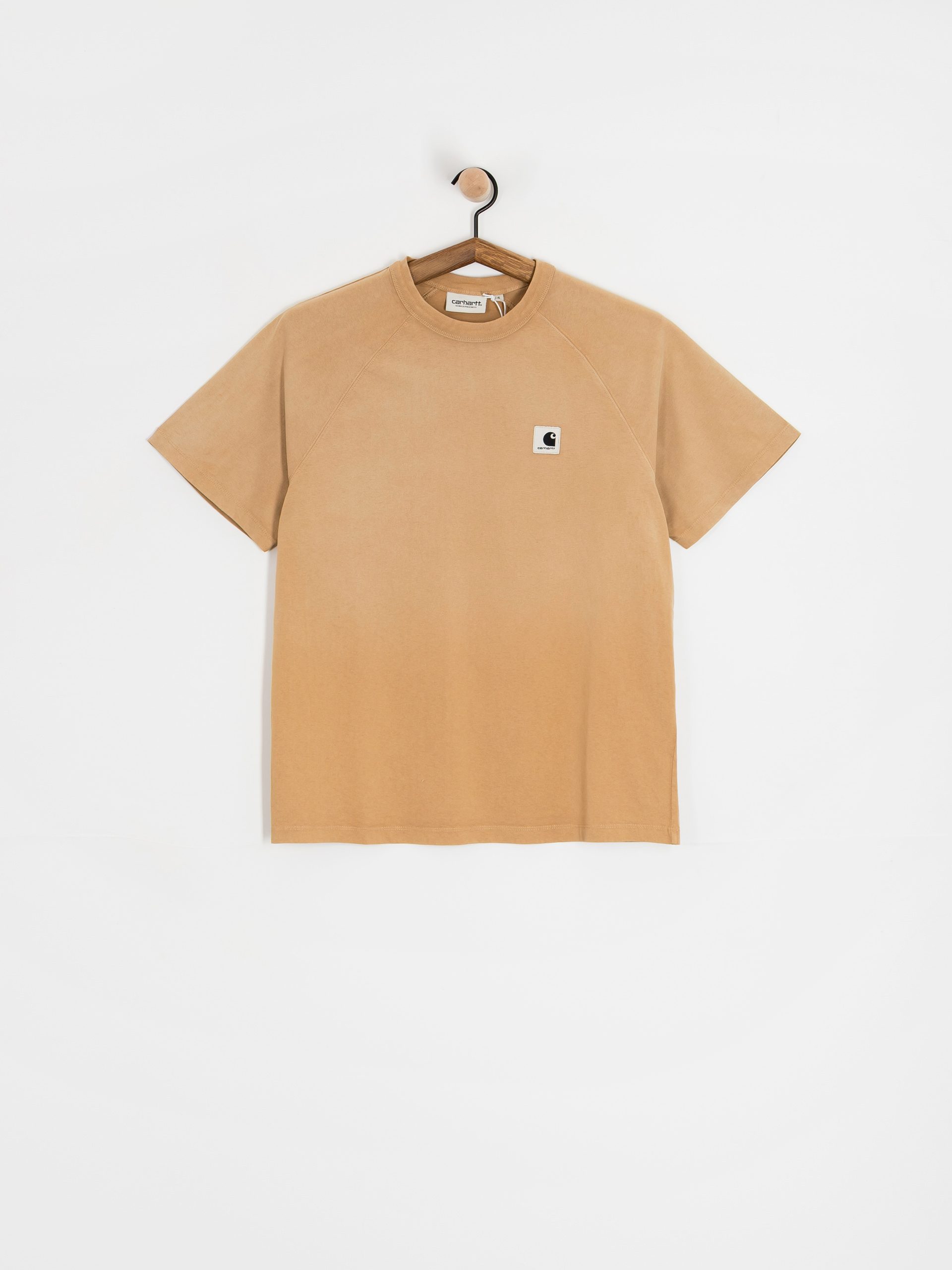 Тениска Carhartt WIP Hudson Wmn (dusty h brown/chalk wash)