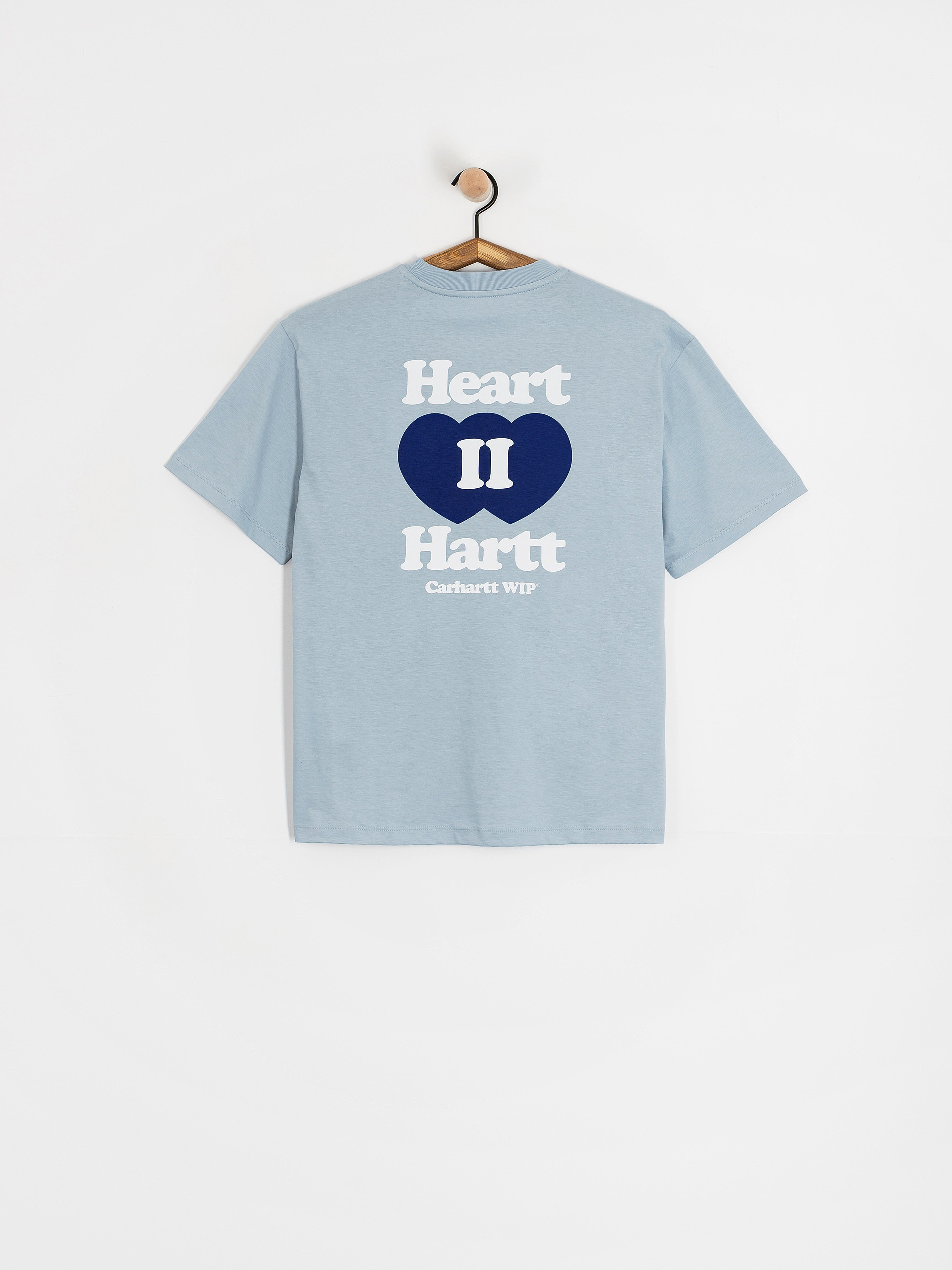 Тениска Carhartt WIP Heart II Hartt Wmn (blue fog)