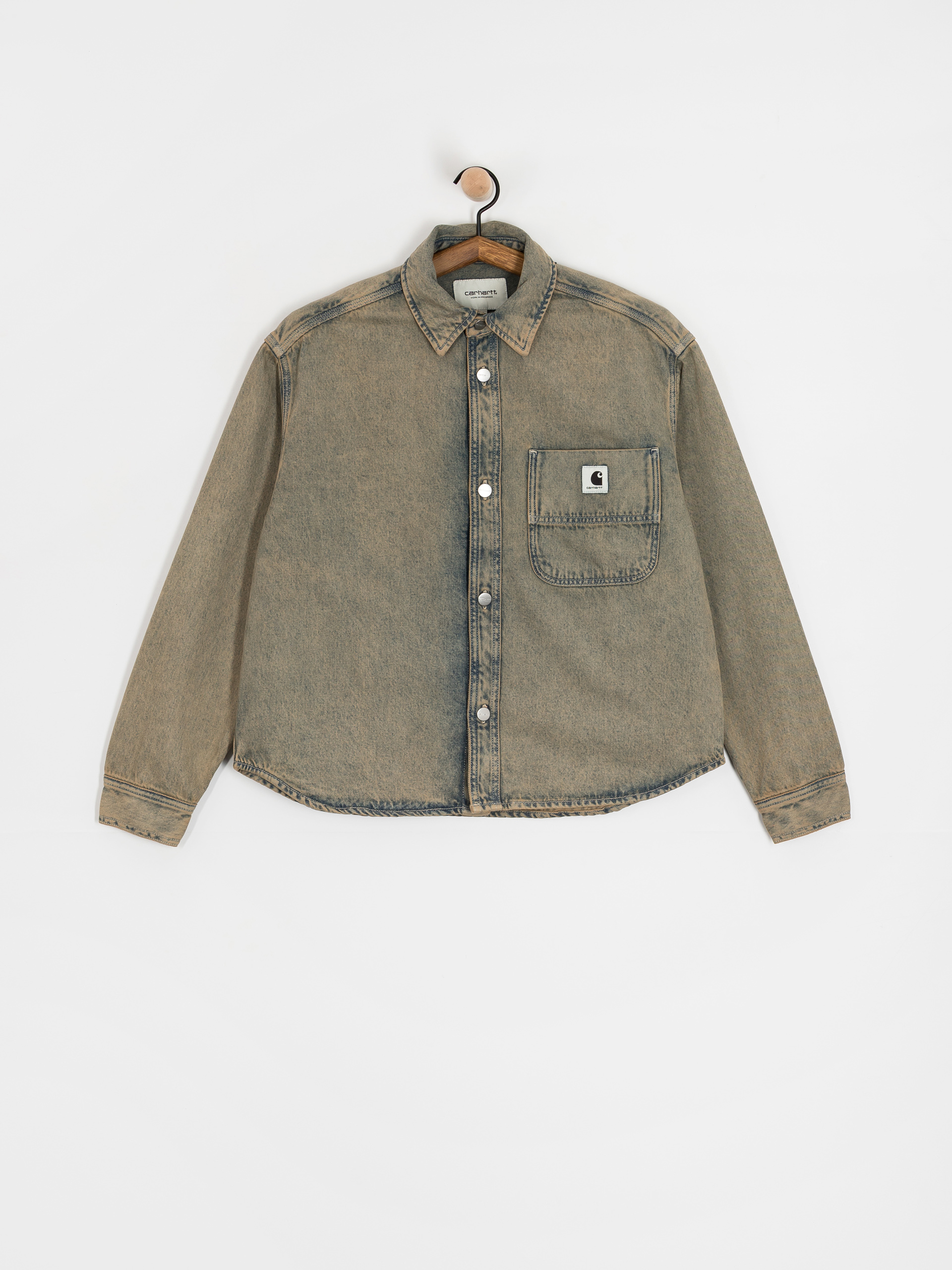 Яке Carhartt WIP Georgia Wmn (blue/leather/garment dyed)