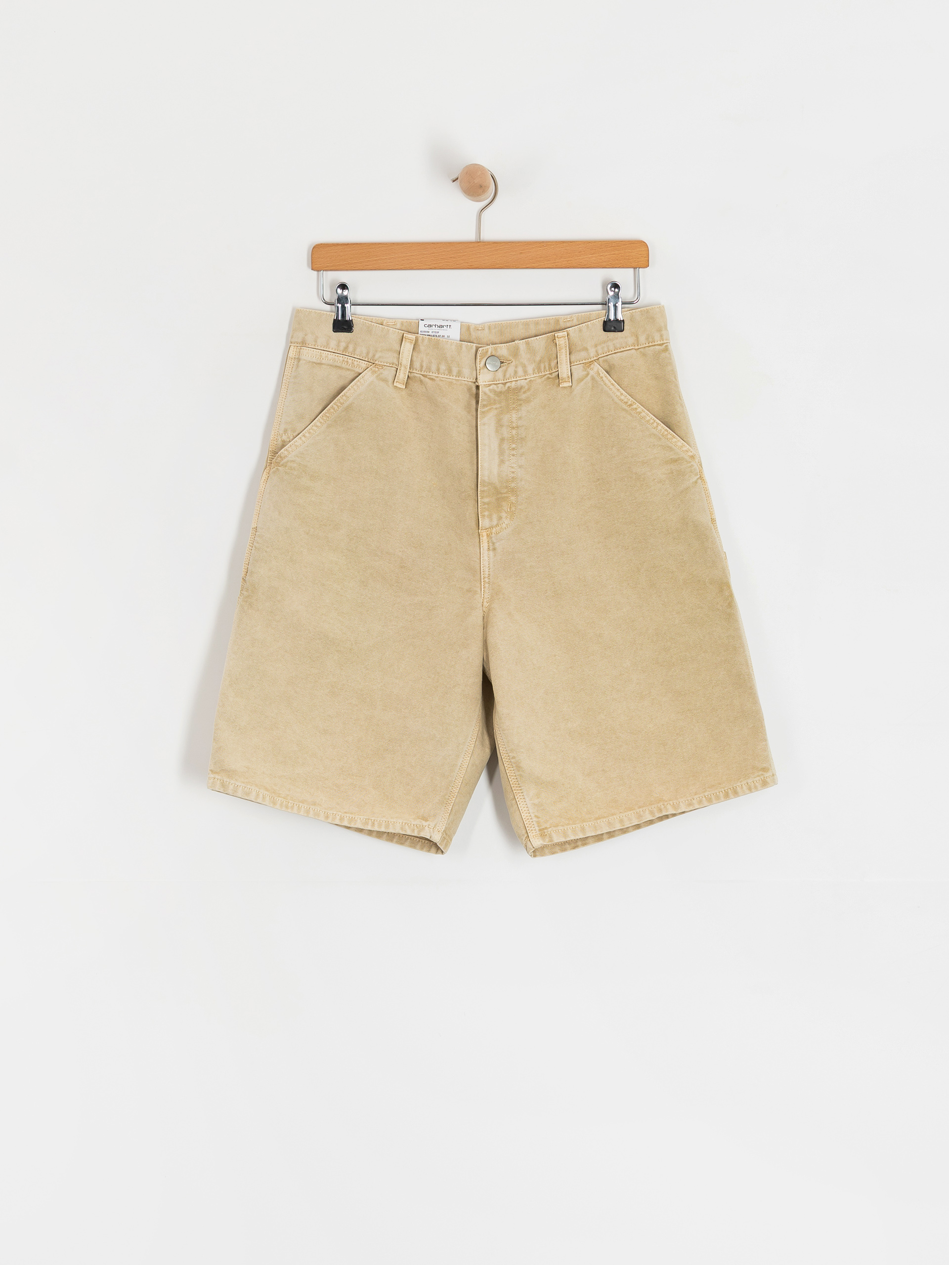 Къси панталони Carhartt WIP Single Knee (dusty h brown/chalk wash)