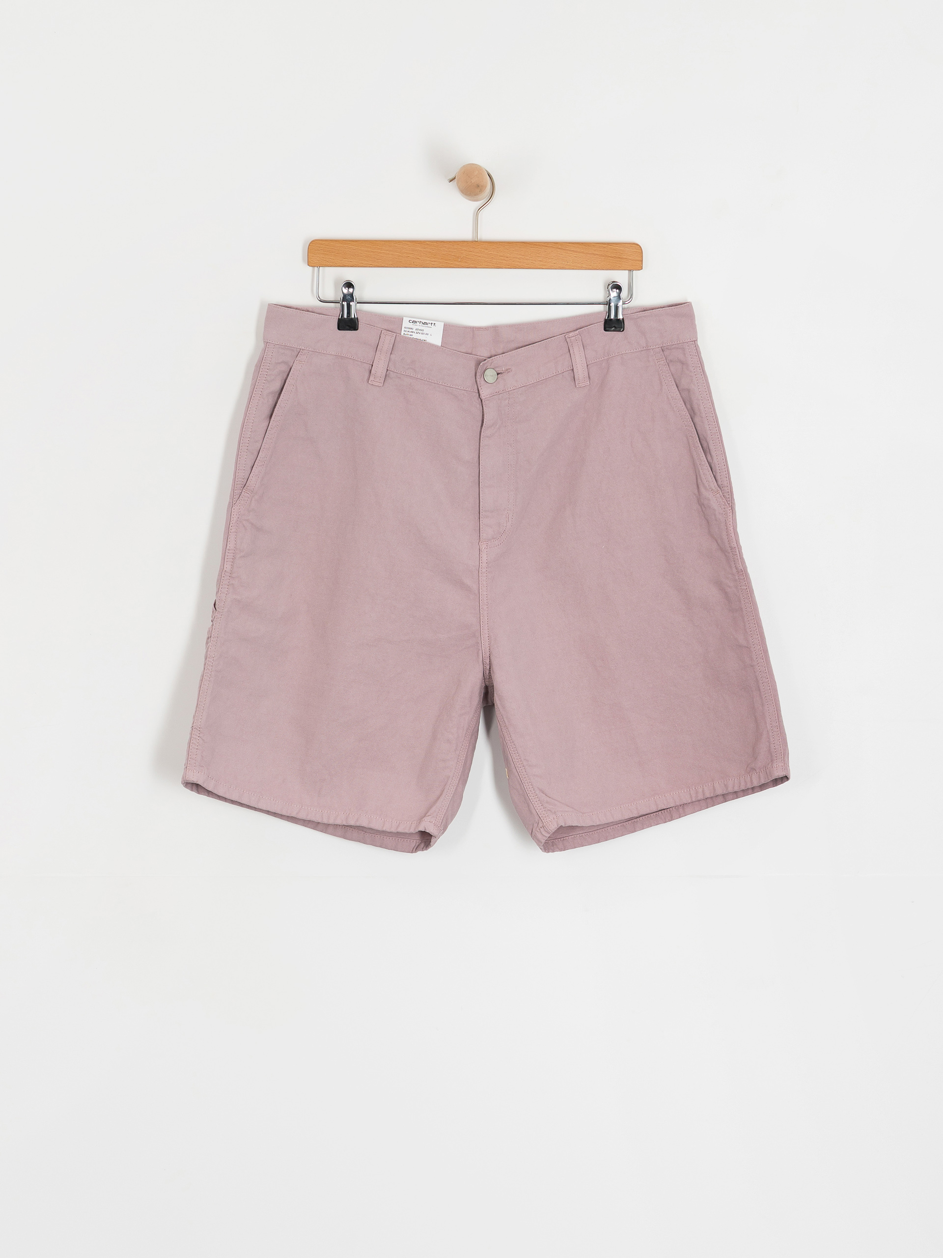 Къси панталони Carhartt WIP Walter Single Knee (pink fog/garment dyed)