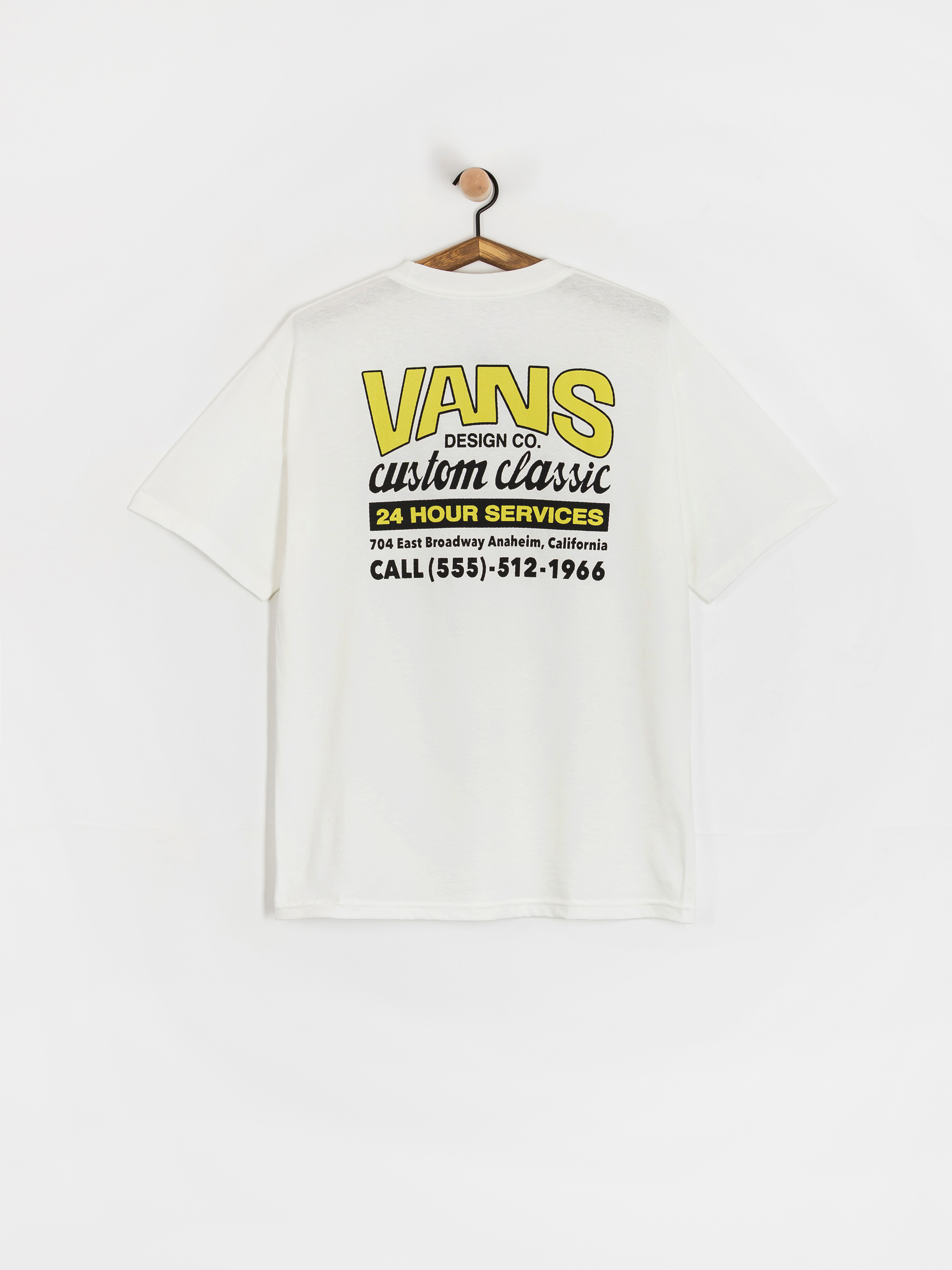 Тениска Vans Shop Front (white/sunny yellow)