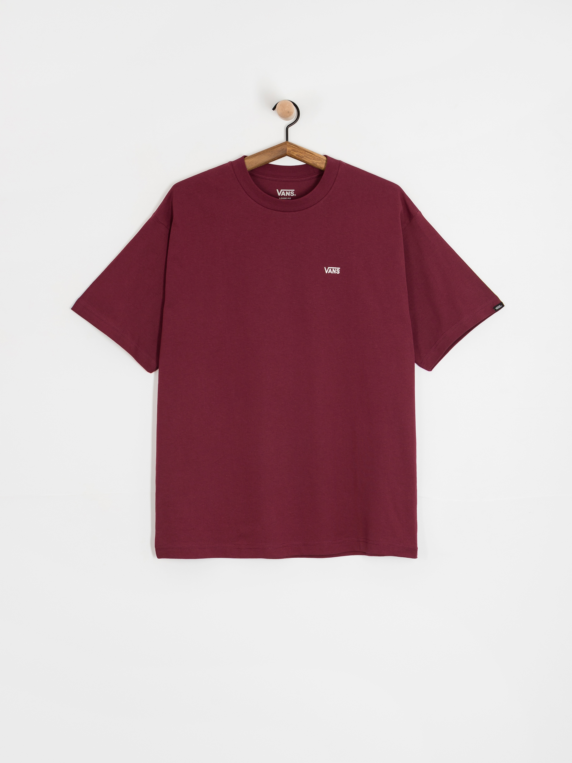 u0422u0435u043du0438u0441u043au0430 Vans Left Chest II Loose (burgundy)