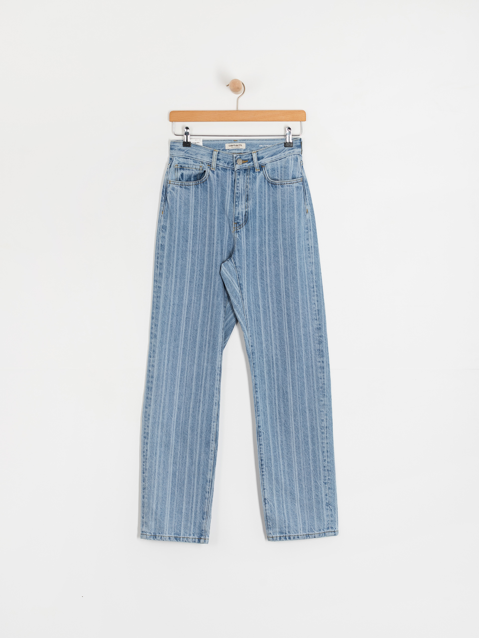 Панталони Carhartt WIP Rylan Wmn (rylan stripe/blue/stone bleached)