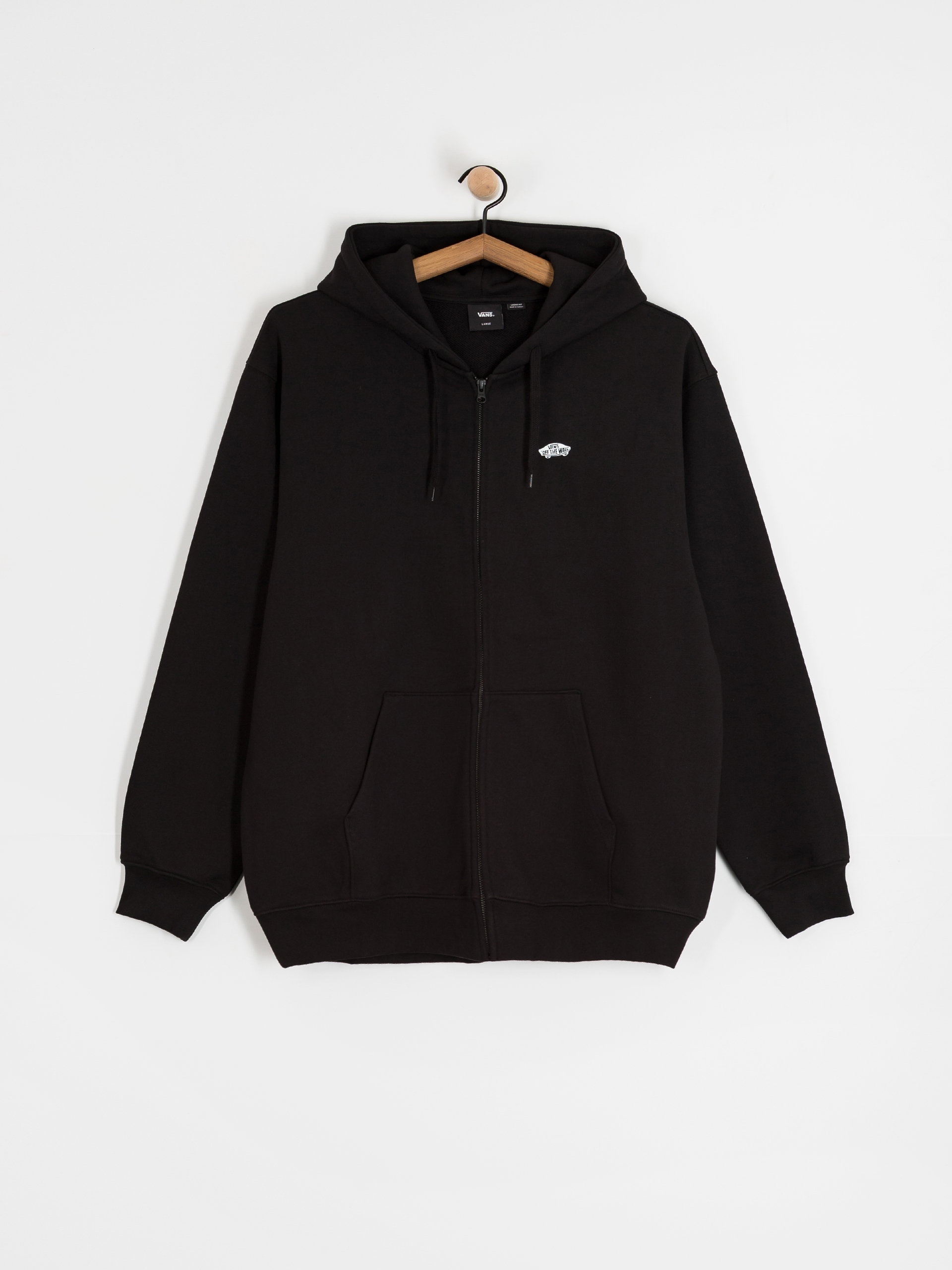 Суитшърт с качулка Vans Style 76 II Loose Ft ZHD (black/white)