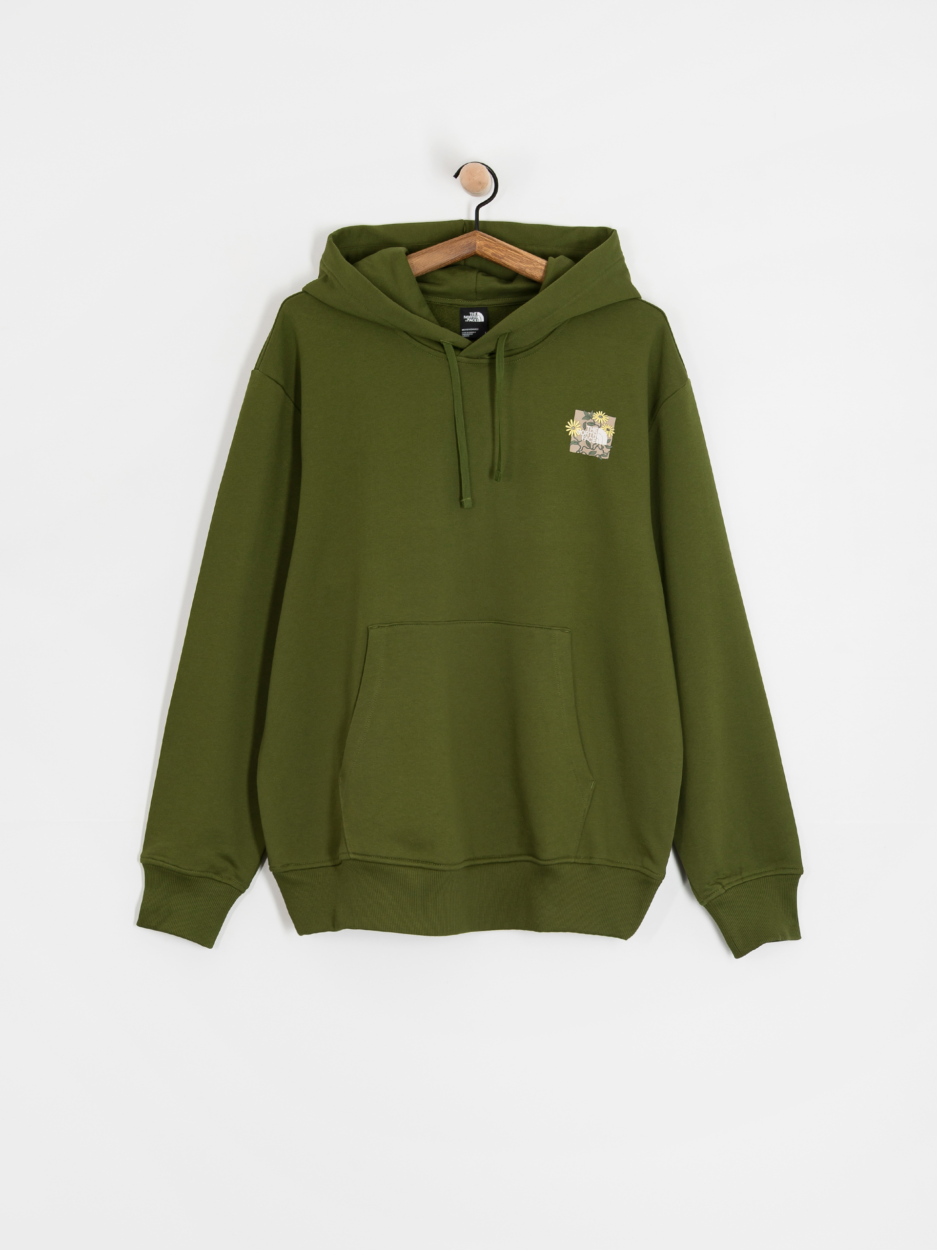Суитшърт с качулка The North Face Connect Relaxed Graphic HD (woodland green)
