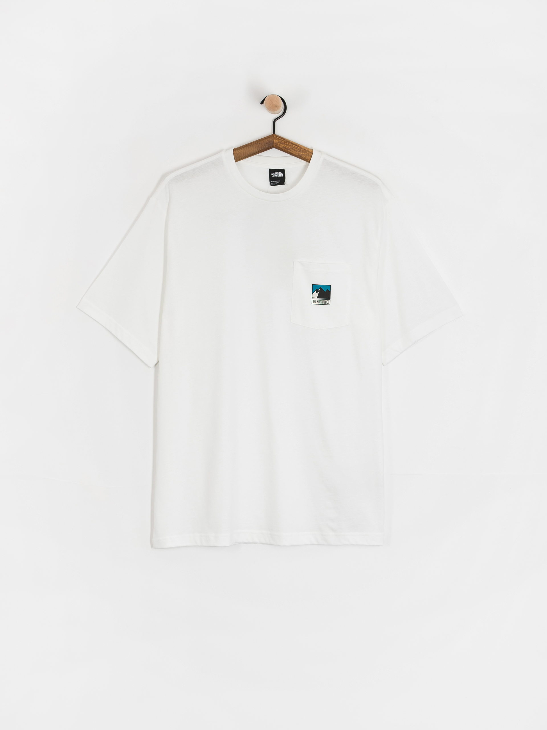 Тениска The North Face Mountain Logo Relaxed Pocket (tnf white)