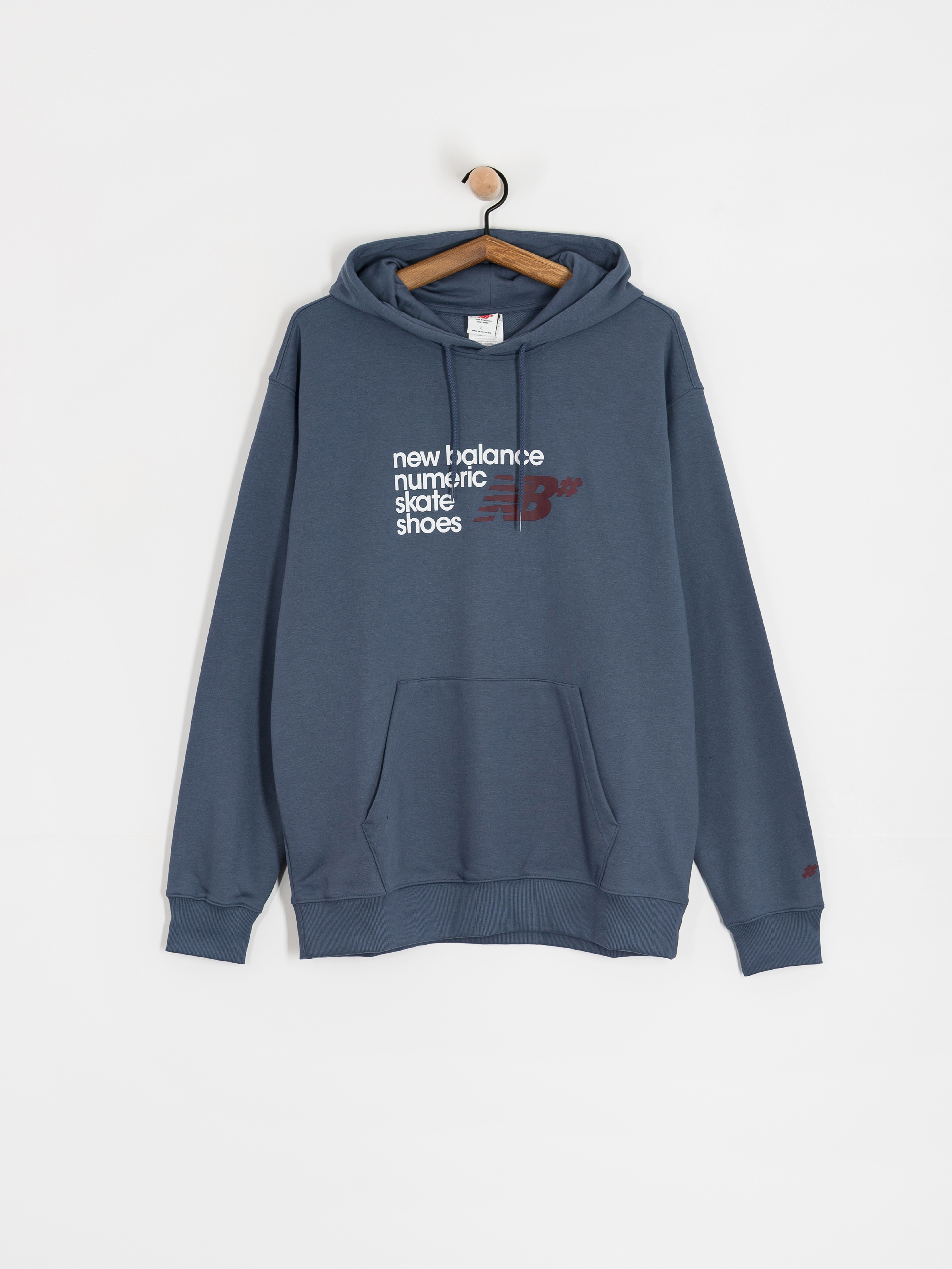 Суитшърт с качулка New Balance Numeric HD (blue)