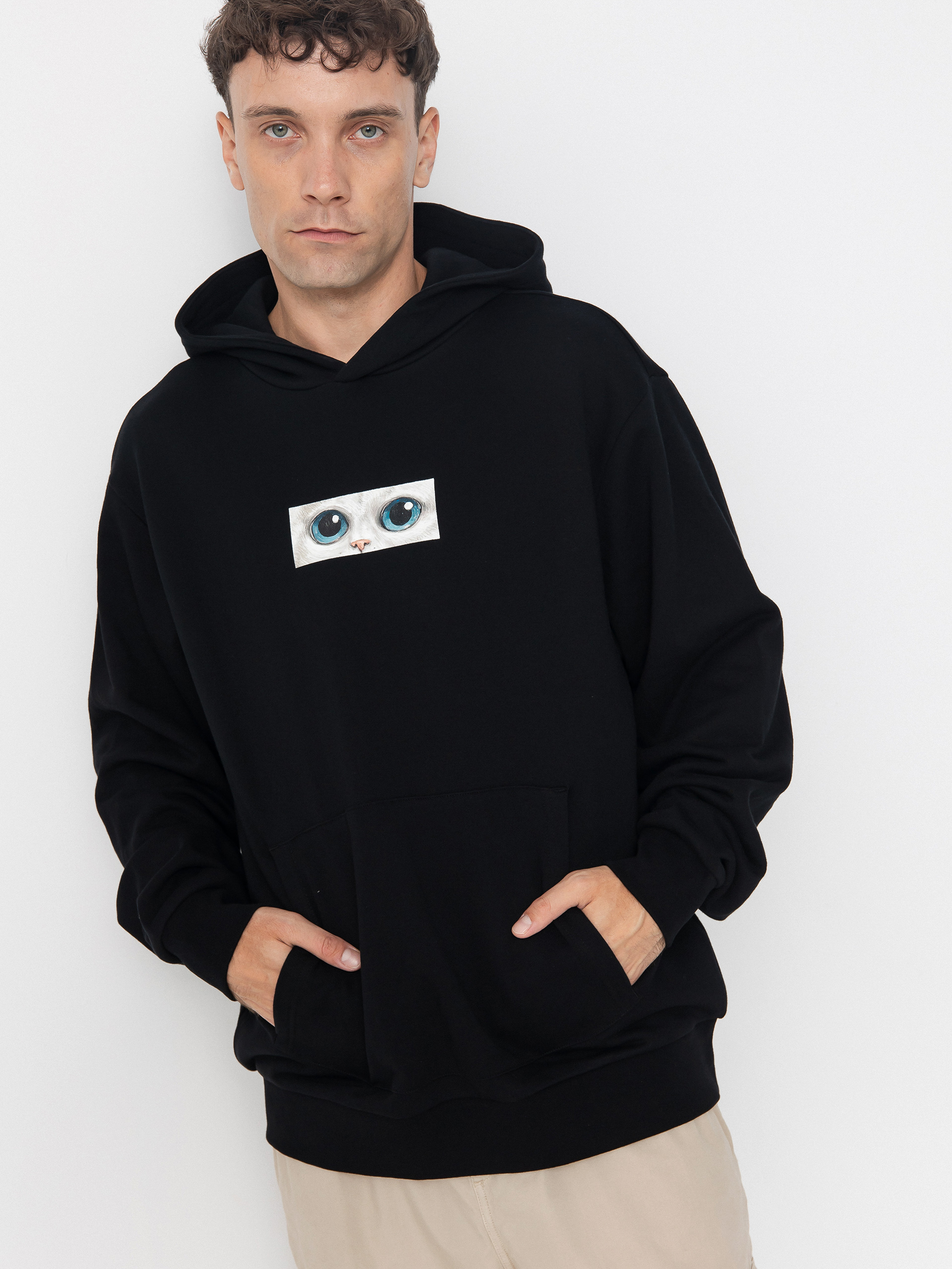 Суитшърт с качулка RipNDip Find Out HD (black)