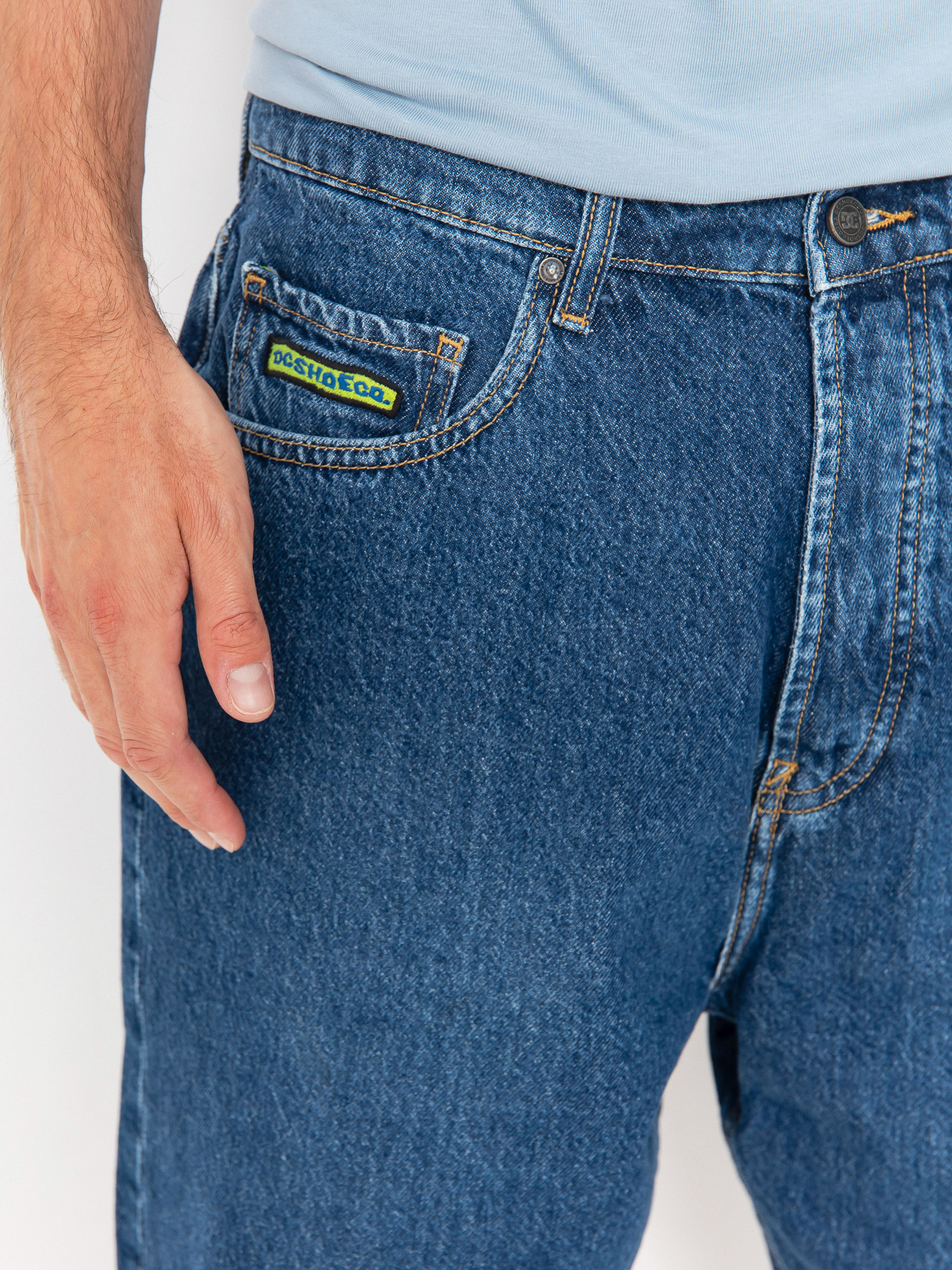 Къси панталони DC Worker Baggy Denim Rsi (stone indigo)