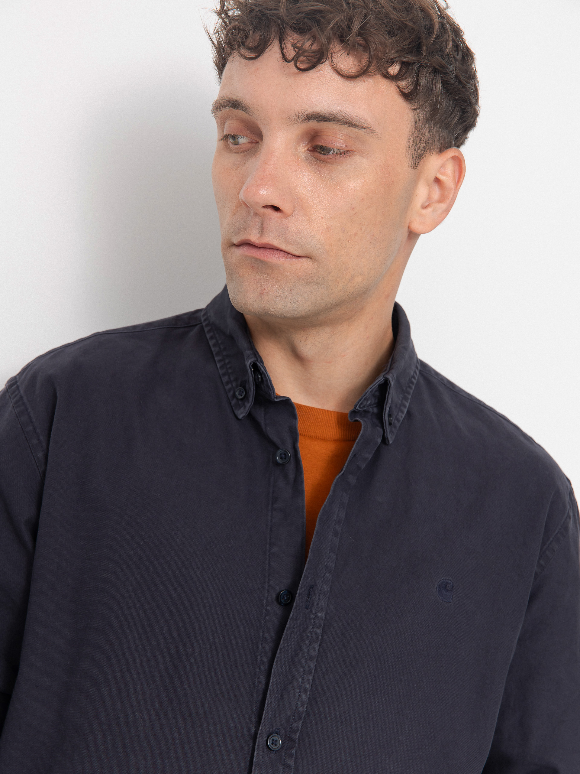 Риза Carhartt WIP Bolton (dark navy)