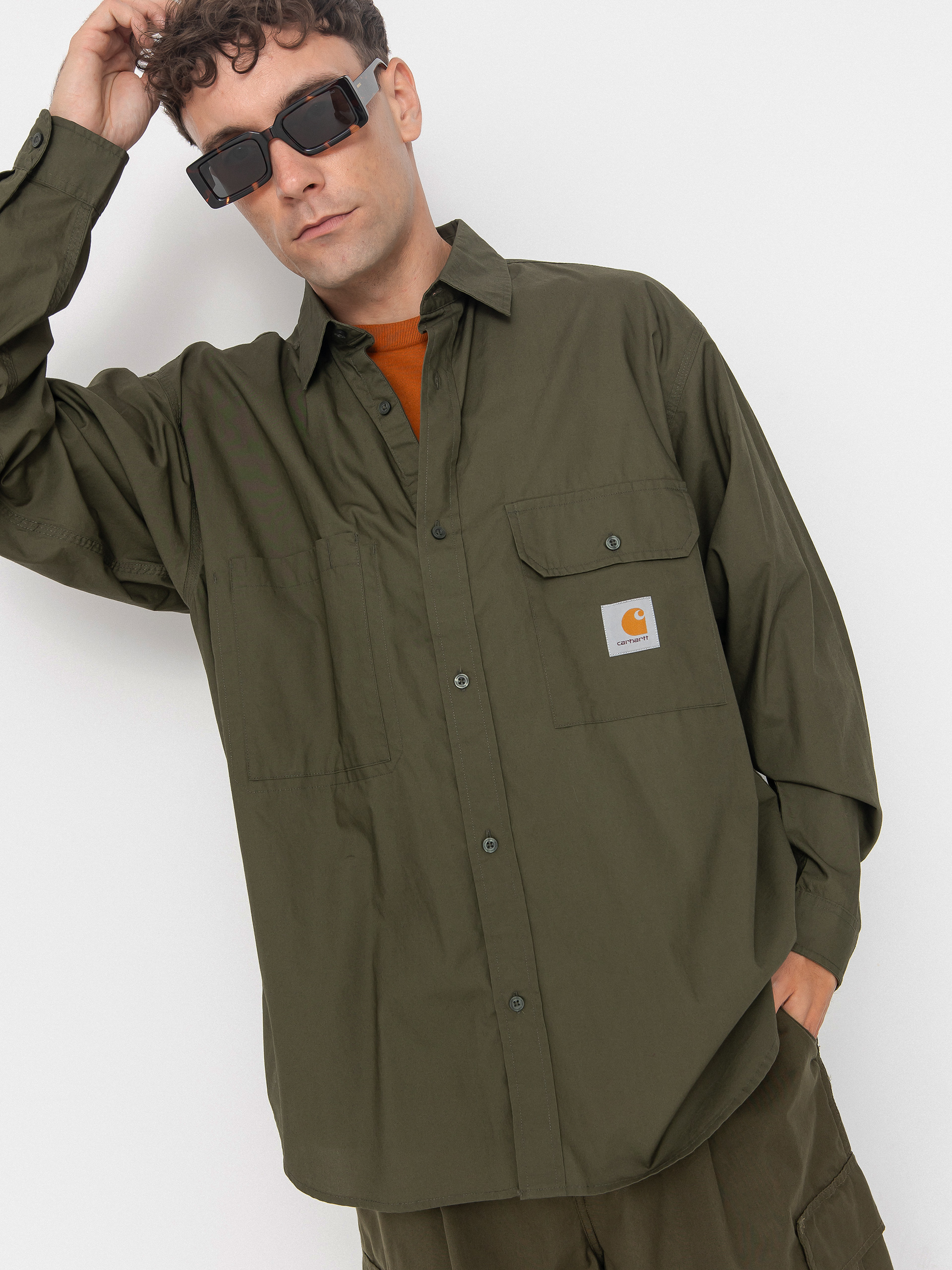 Риза Carhartt WIP Irwin (turtle)