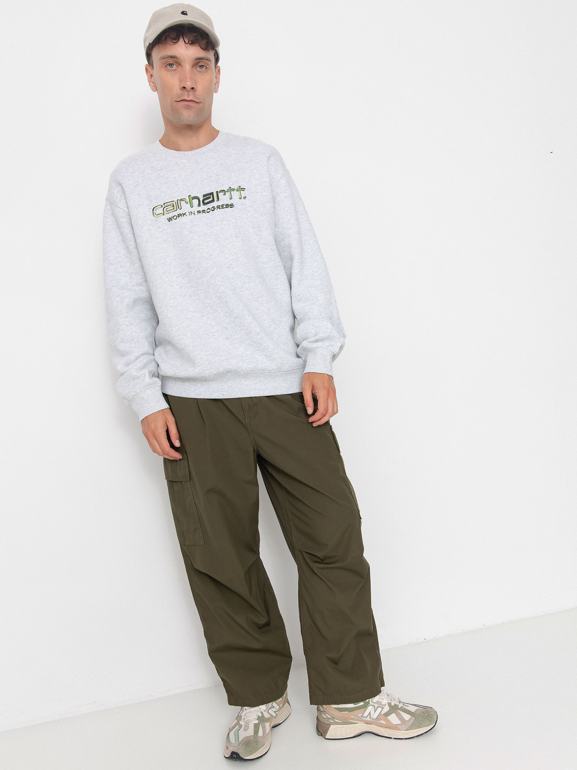 Суитшърт Carhartt WIP Solar Chrome (ash heather)