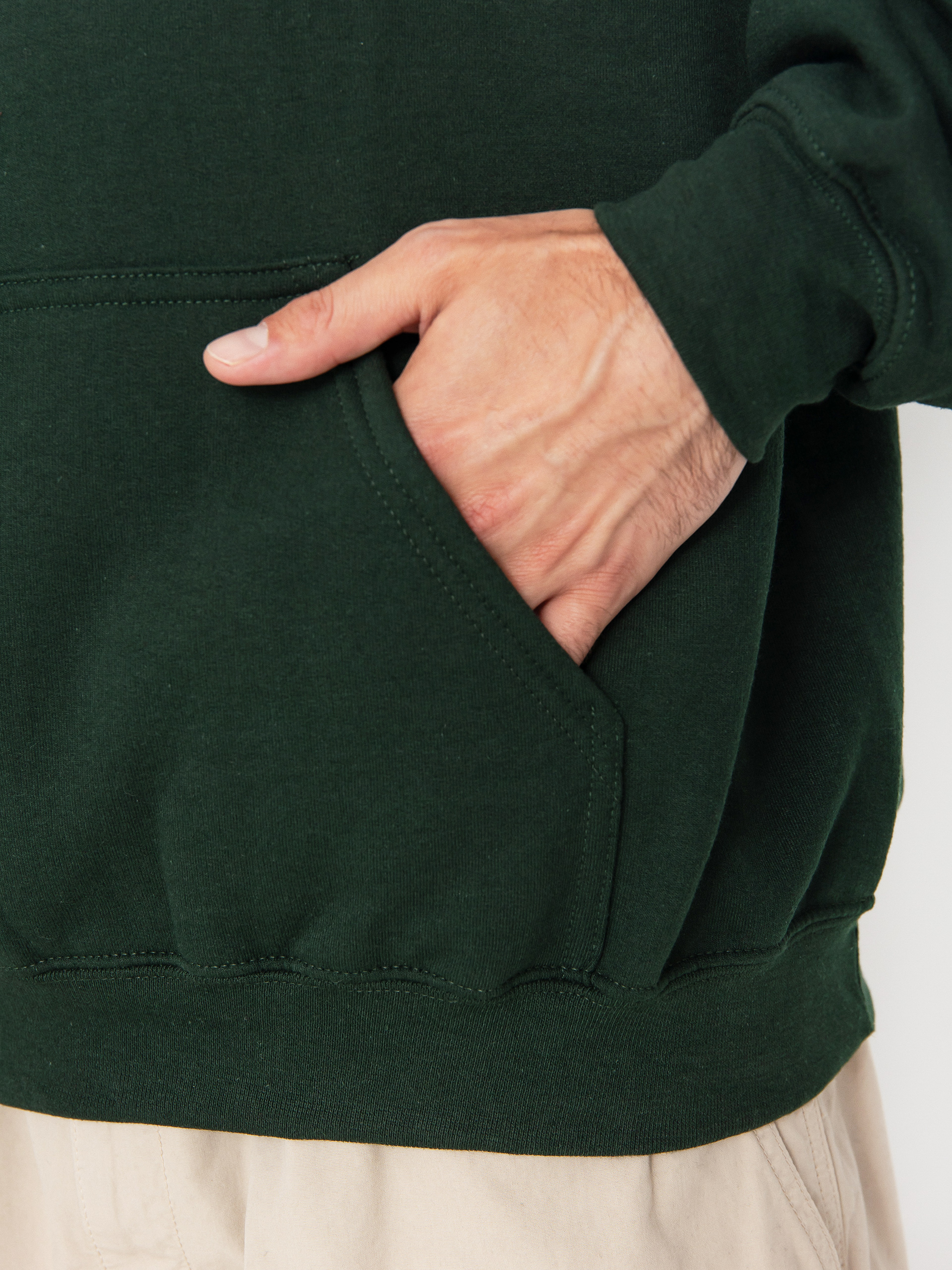 Суитшърт с качулка Thrasher Bully HD (forest green)