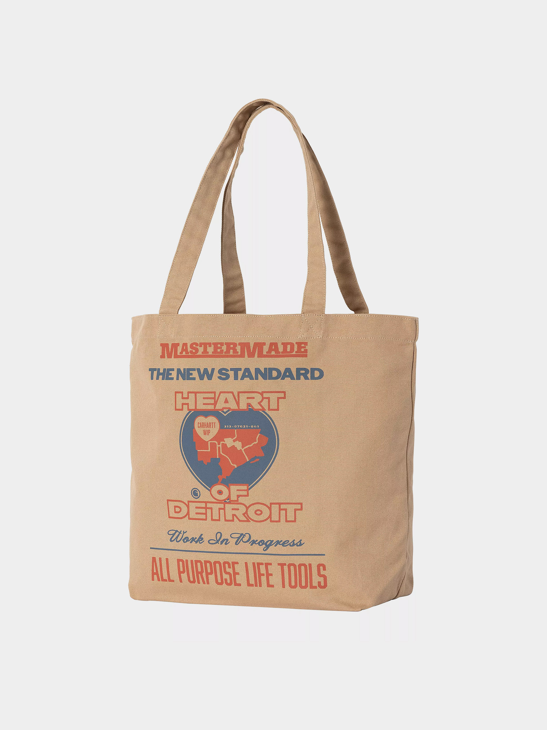 Дамска чанта Carhartt WIP Canvas Graphic Tote (arcan print/dusty h brown)