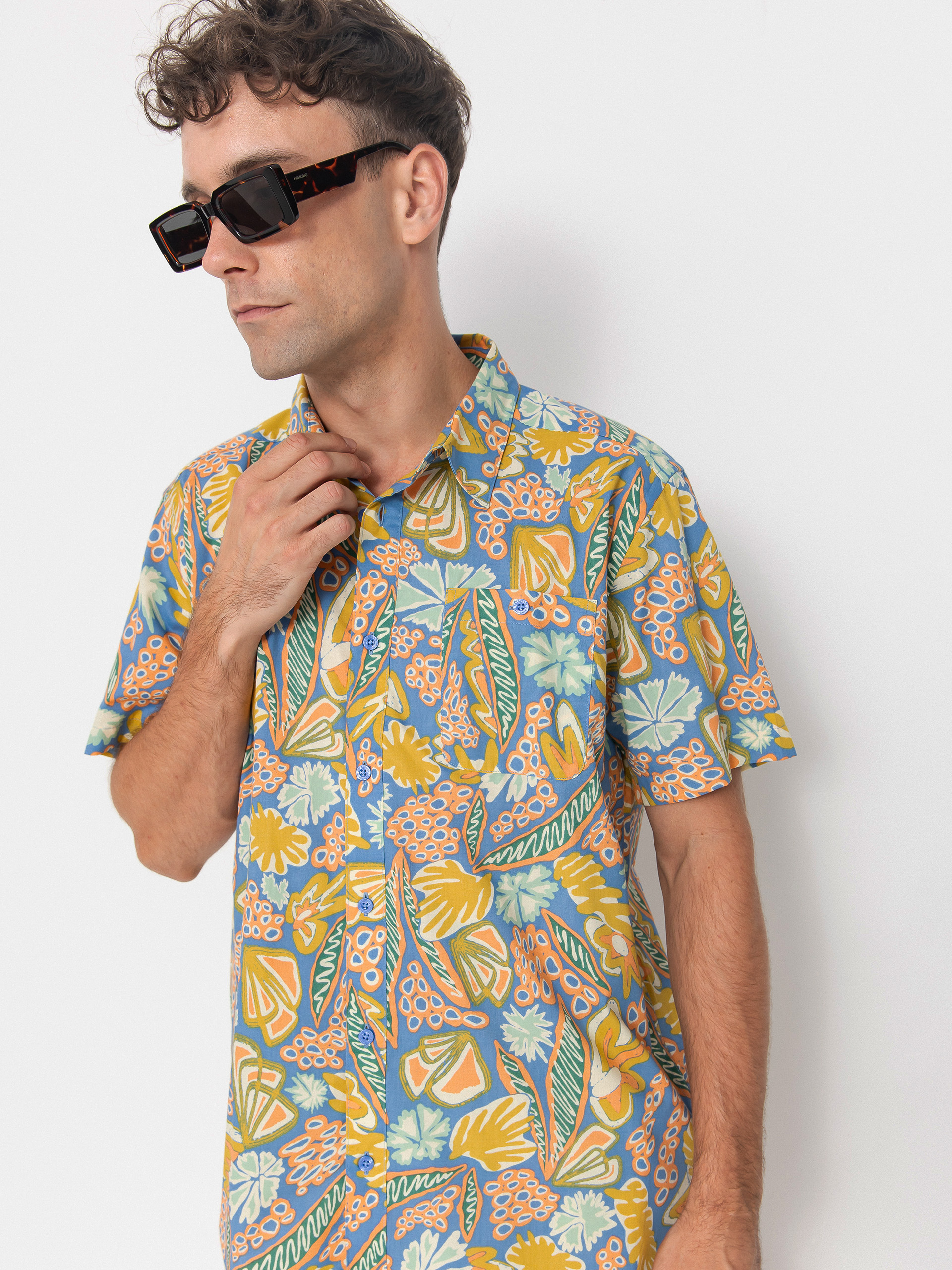 Риза Patagonia Go To (flourish/abundant blue)