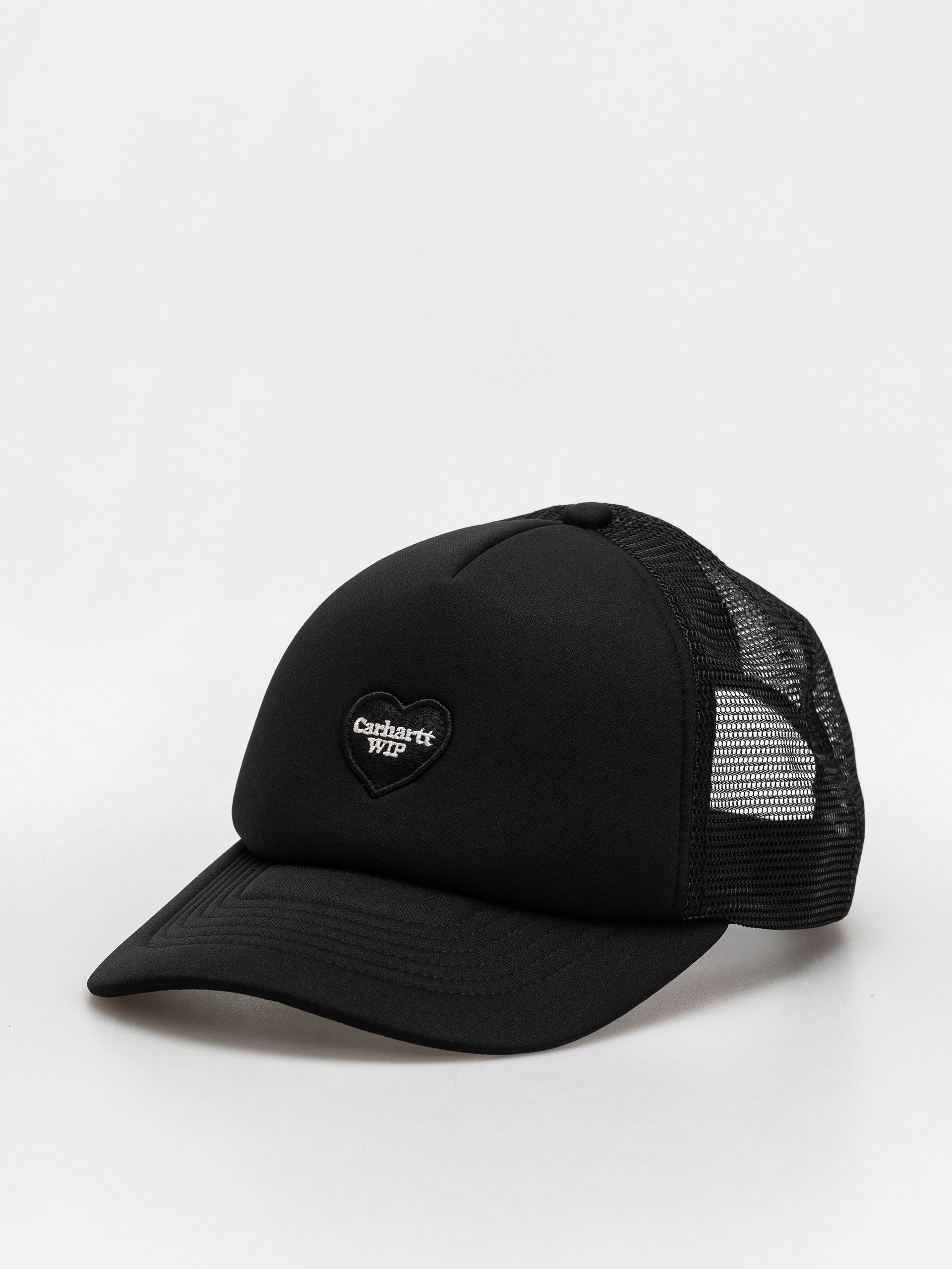 Шапка с козирка Carhartt WIP Heart Patch Trucker (black)
