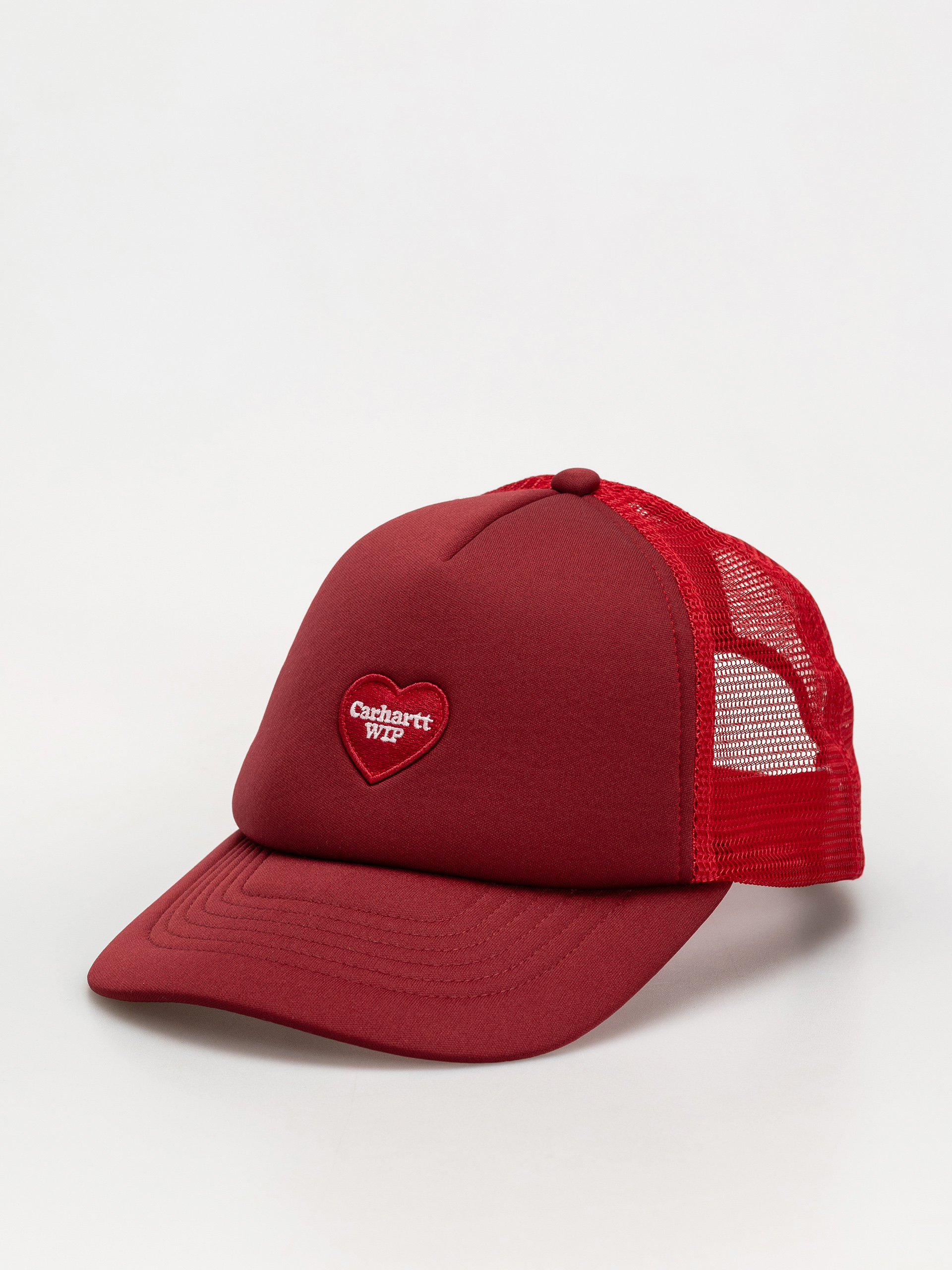 u0428u0430u043fu043au0430 u0441 u043au043eu0437u0438u0440u043au0430 Carhartt WIP Heart Patch Trucker (scarlet)